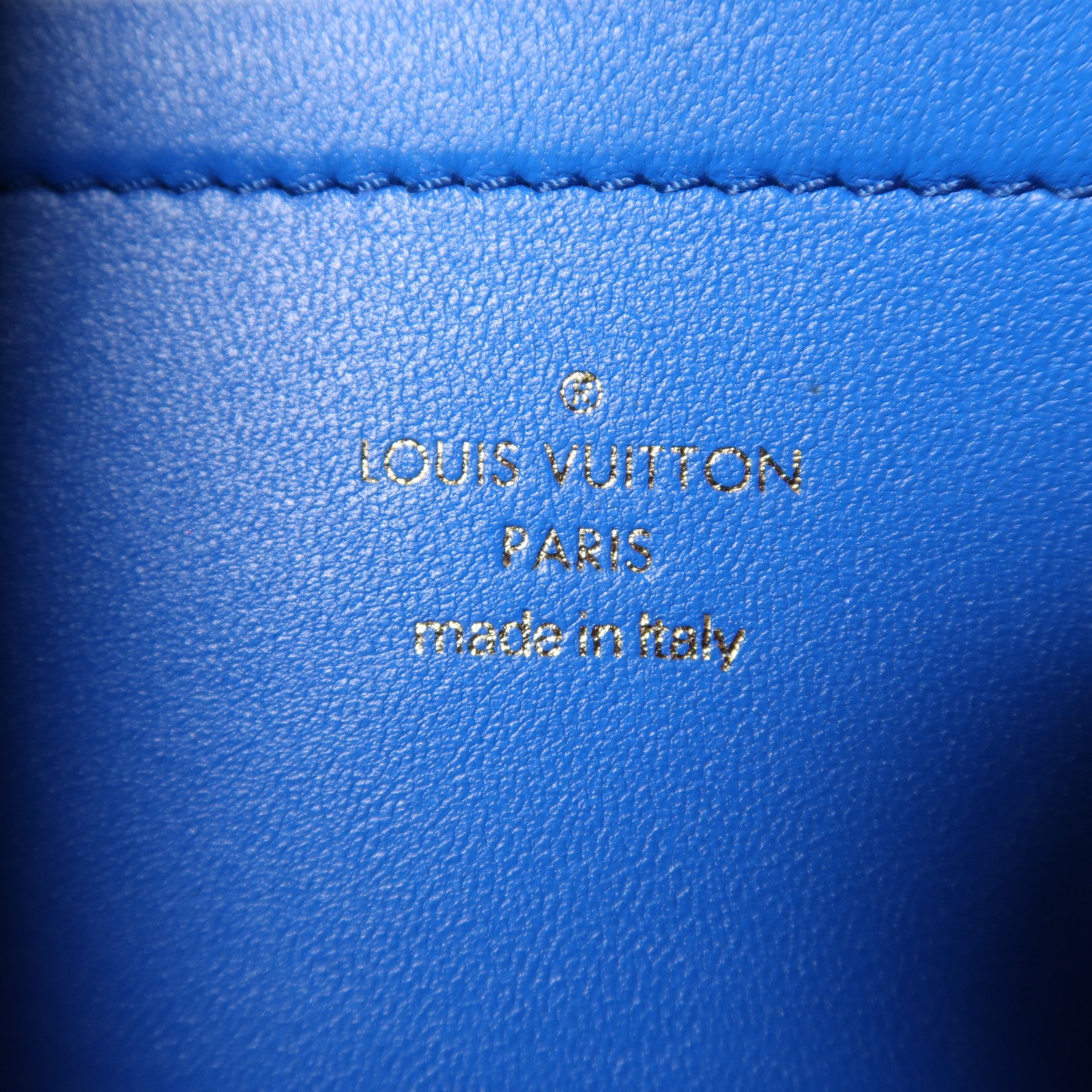 LOUIS VUITTON Monogram Embossed Pochette Coussin金扣鏈帶肩背袋