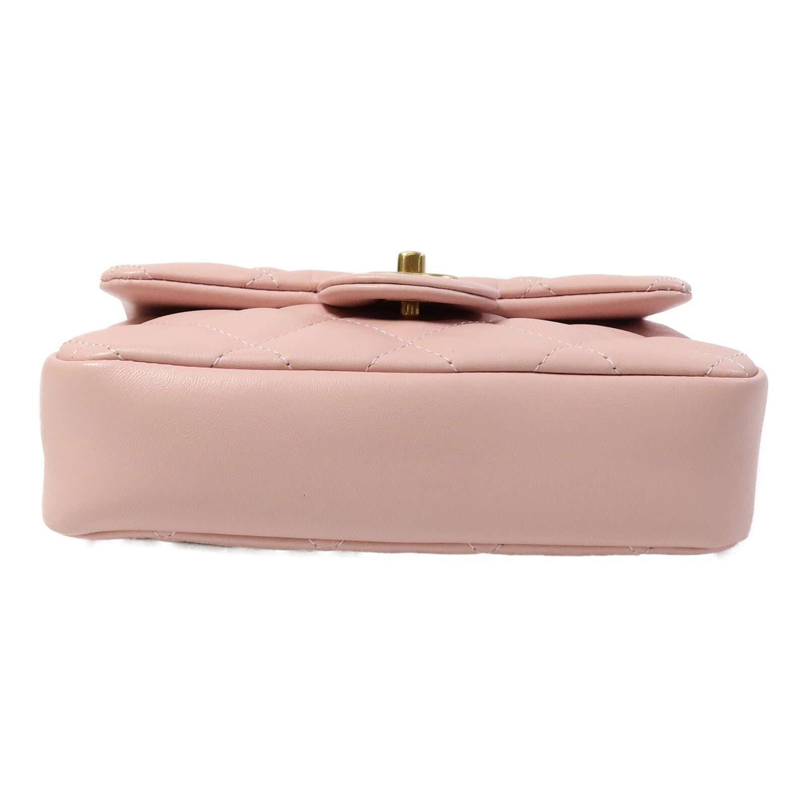 CHANEL 羊皮皮革Heart Chain Flap Bag鏈帶肩背袋