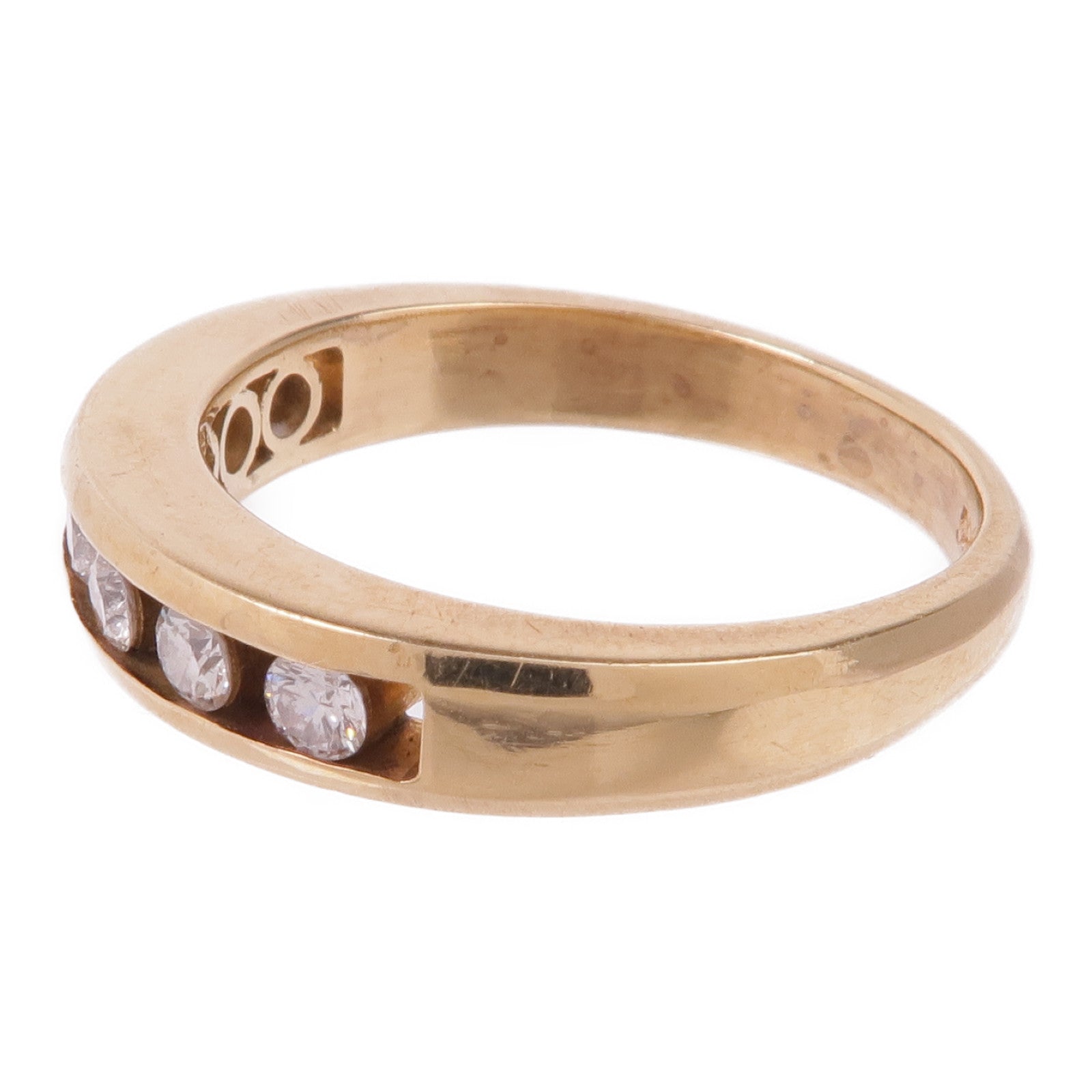 JEWELRY 【激減優惠】14K黃金Diamond Ring鑽石戒指US#6
