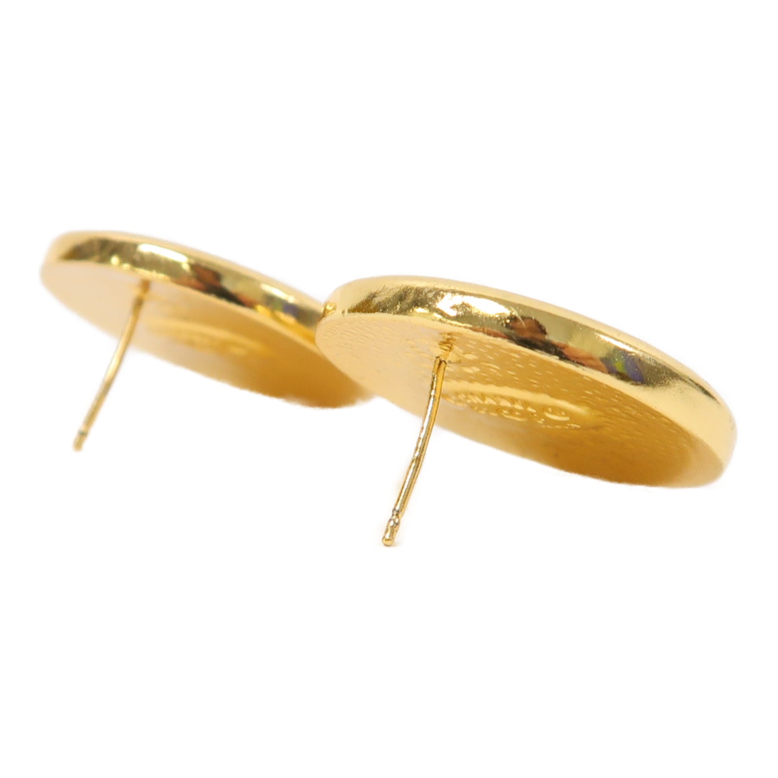 CHANEL 金屬Earrings耳環金色/黑色