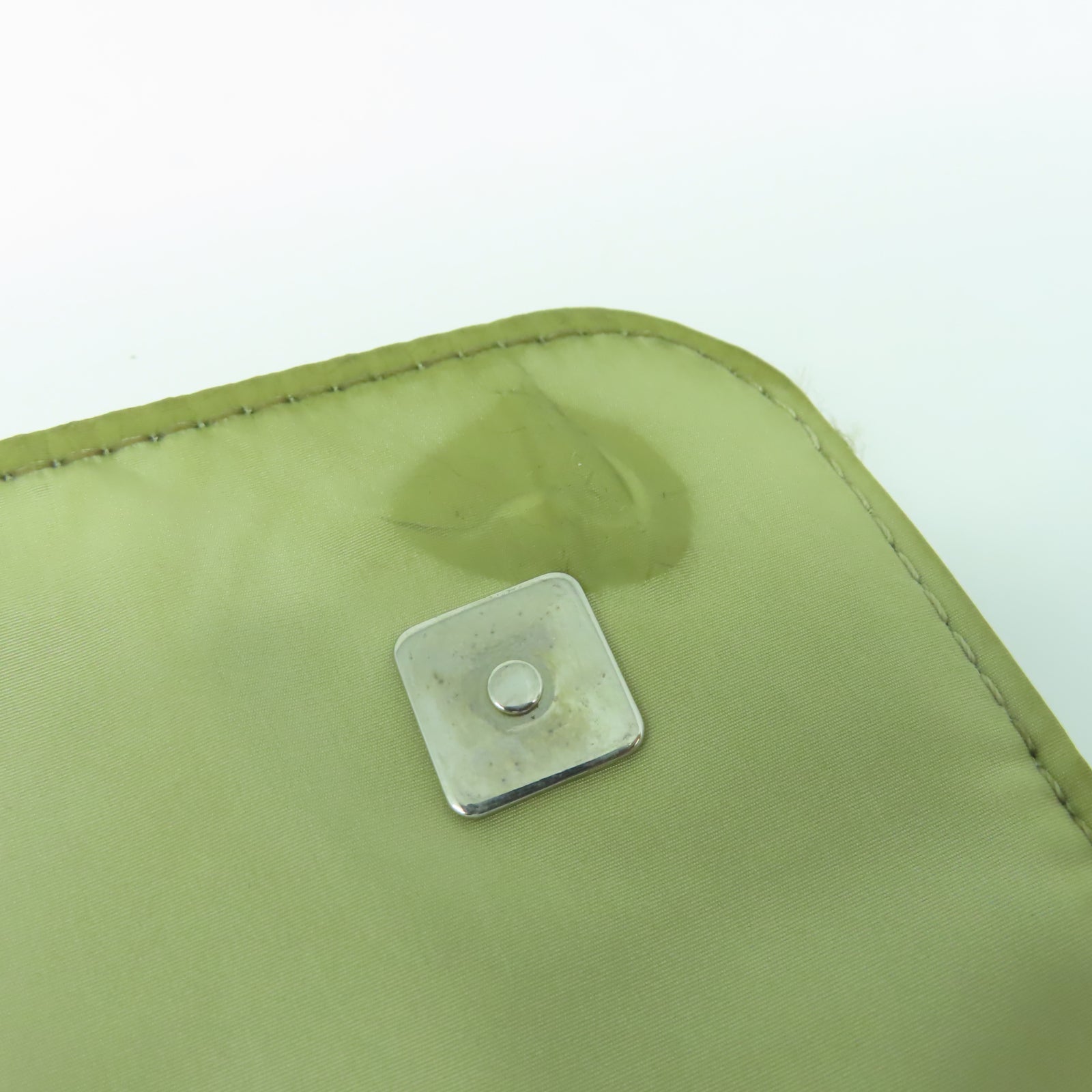 LOUIS VUITTON Damier Geant Mesaje NM銀扣肩背袋棕色