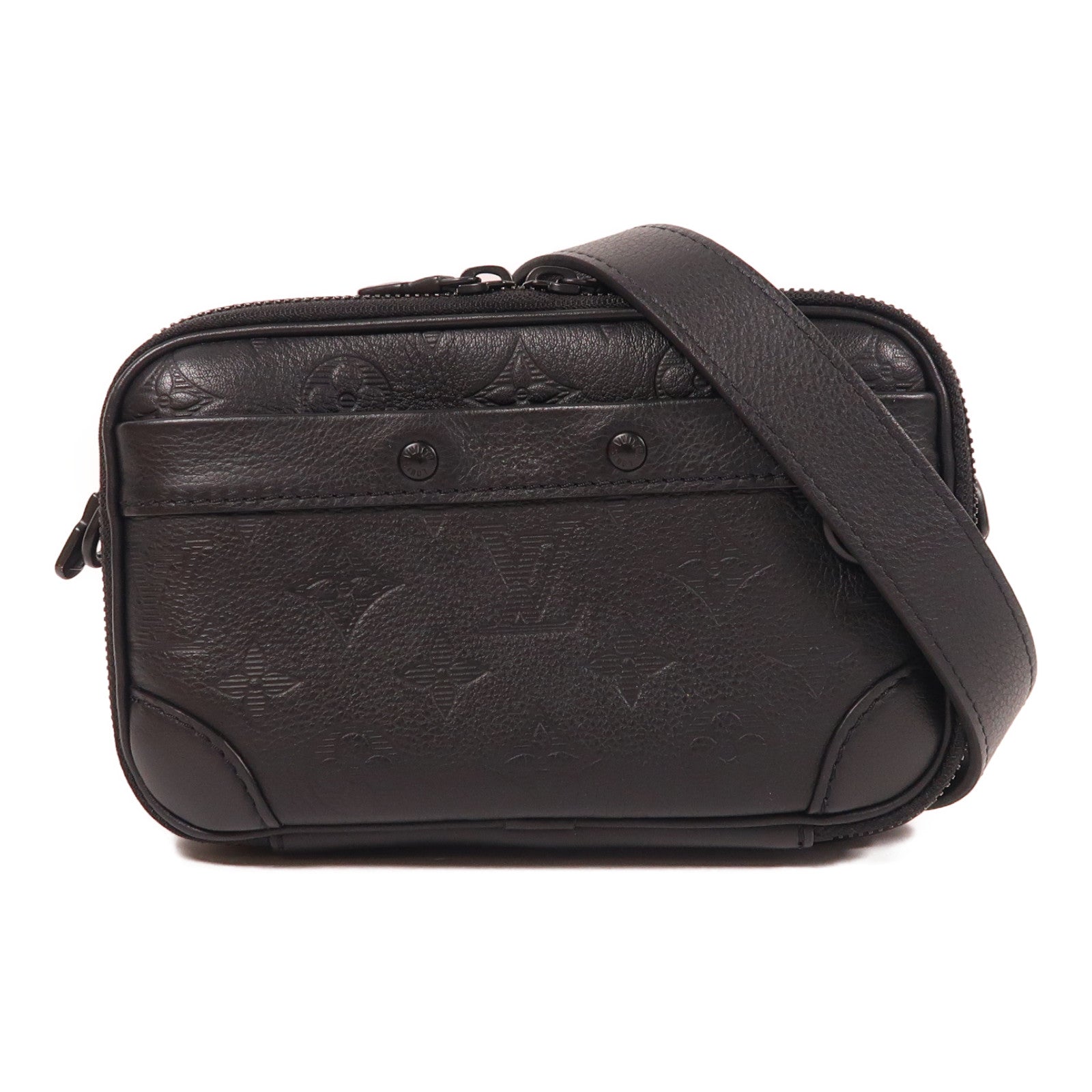 LOUIS VUITTON Monogram Shadow Alpha Wearable Wallet肩背袋