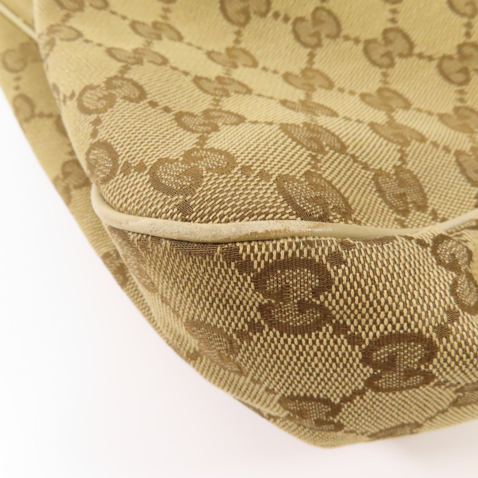 GUCCI 帆布Tote Bag金扣手挽袋