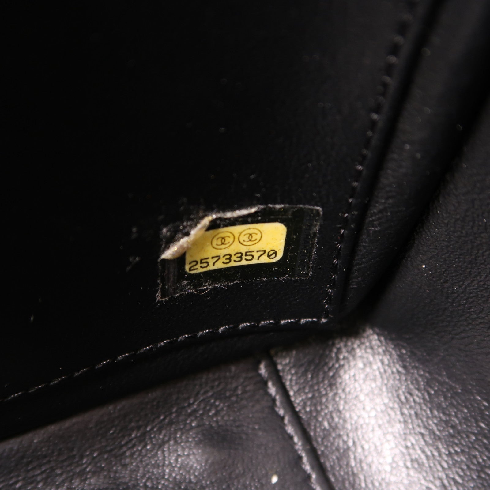 CHANEL CC GHW Business Affinity 2 Way Bag A93749 Calfskin Leather Black