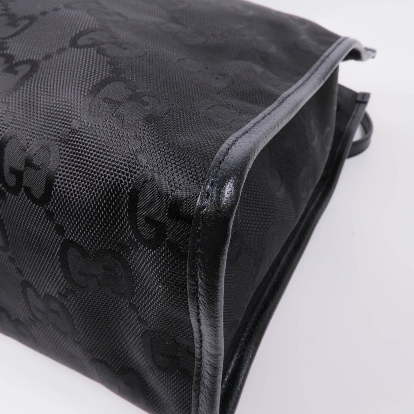 GUCCI 尼龍Off The Grid GG 2 Way Shoulder銀扣手挽肩背兩用袋