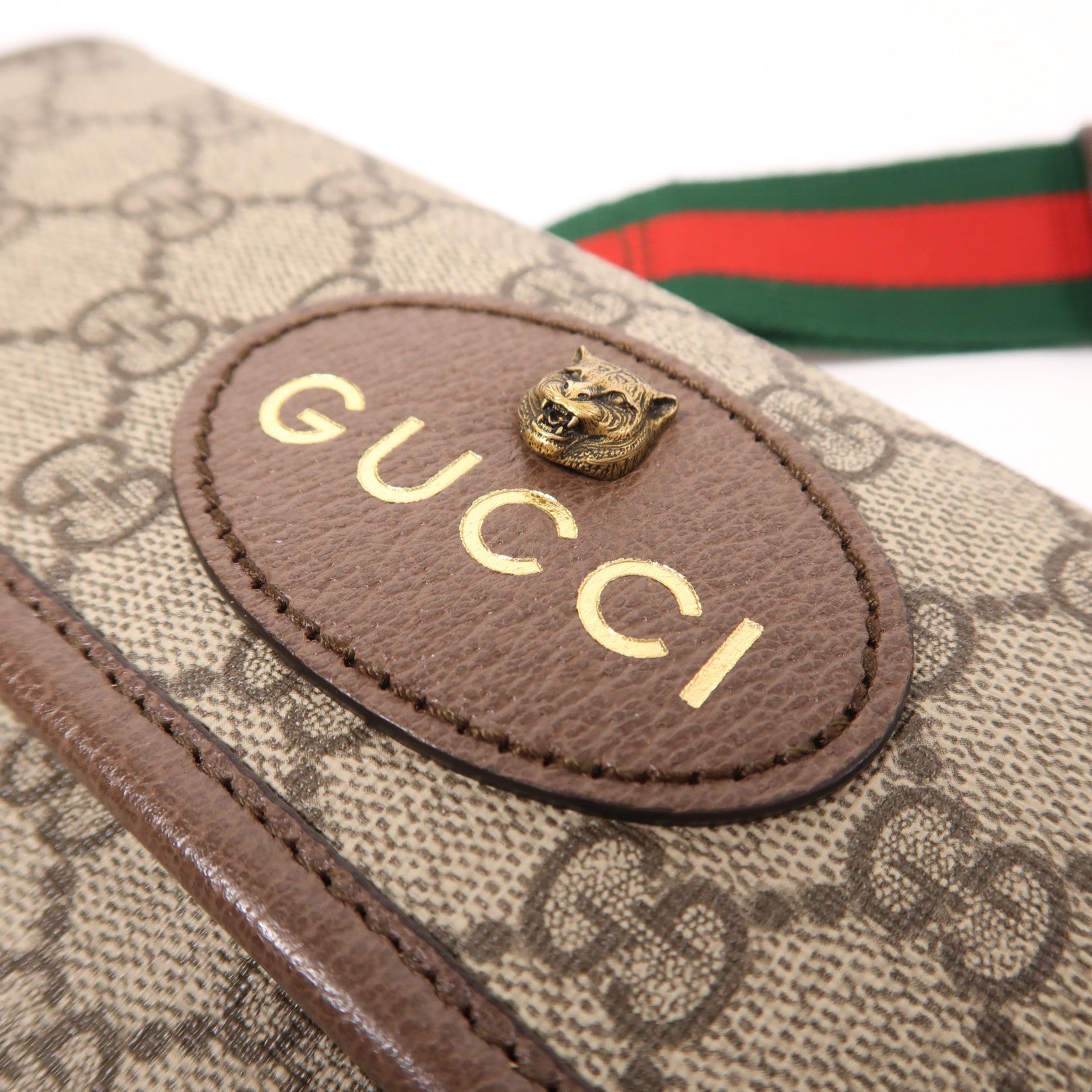 GUCCI 塗層帆布Neo Vintage GG Supreme金扣腰包