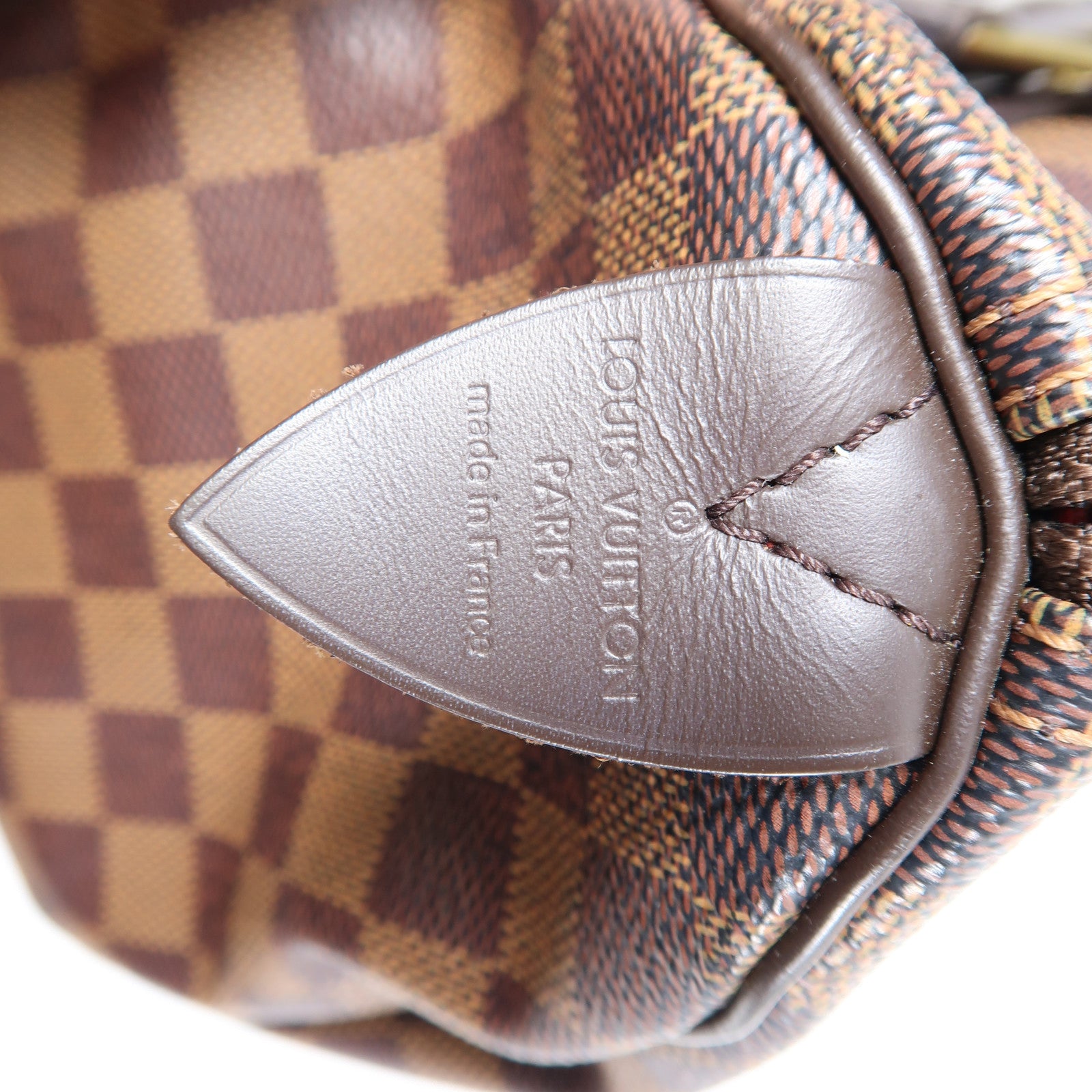 LOUIS VUITTON 【激減優惠】Damier Speedy 25金扣手挽袋啡色