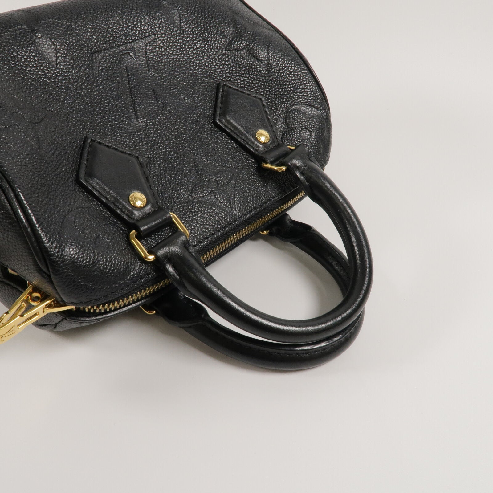LOUIS VUITTON Monogram Empreinte Speedy Bandoulier 20鏈帶手挽肩背兩用袋