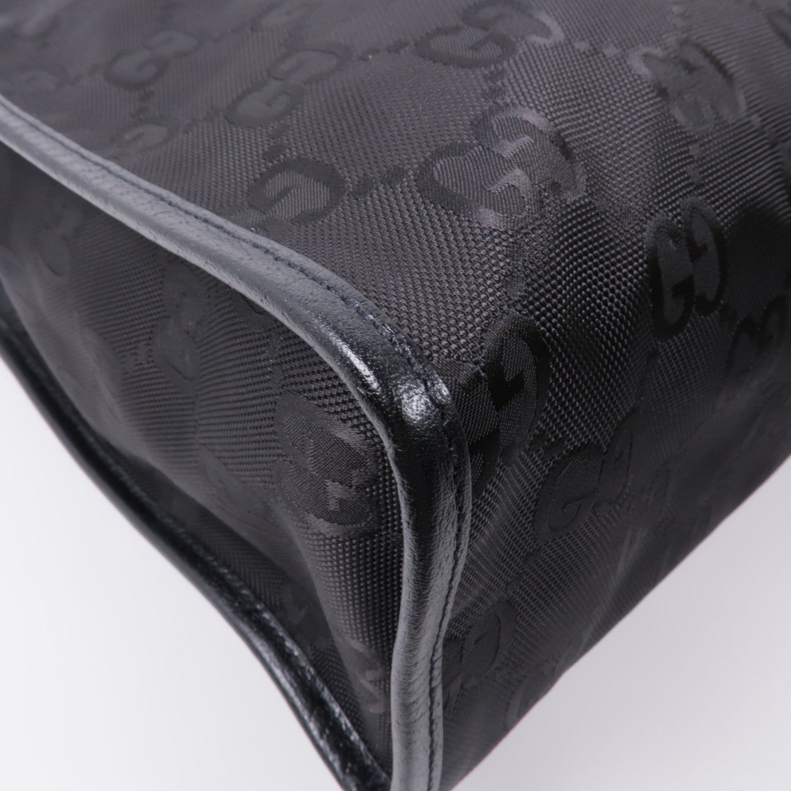 GUCCI 尼龍Off The Grid GG 2 Way Shoulder銀扣手挽肩背兩用袋