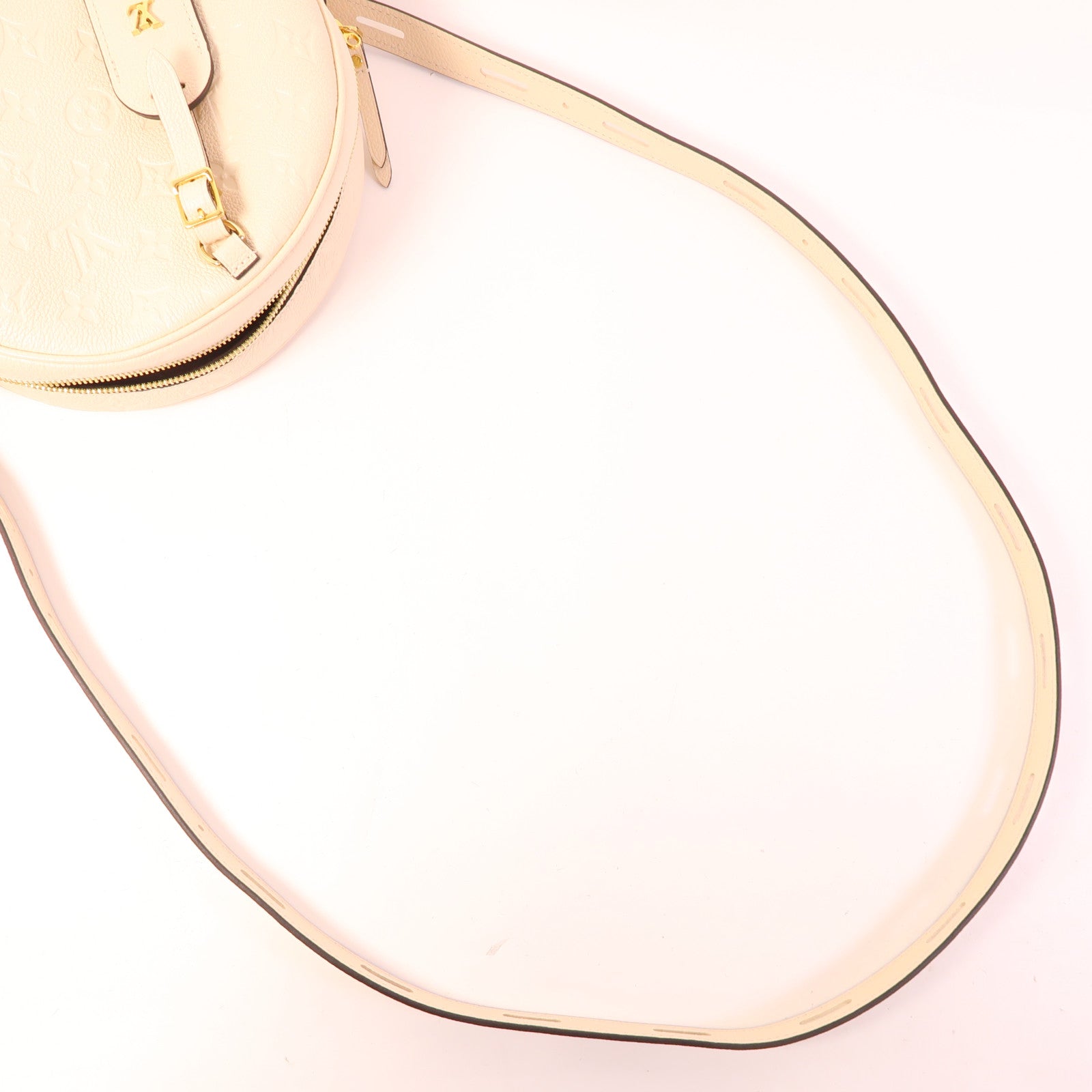 LOUIS VUITTON Monogram Empreinte Boite Chapeau Souple金扣肩背袋