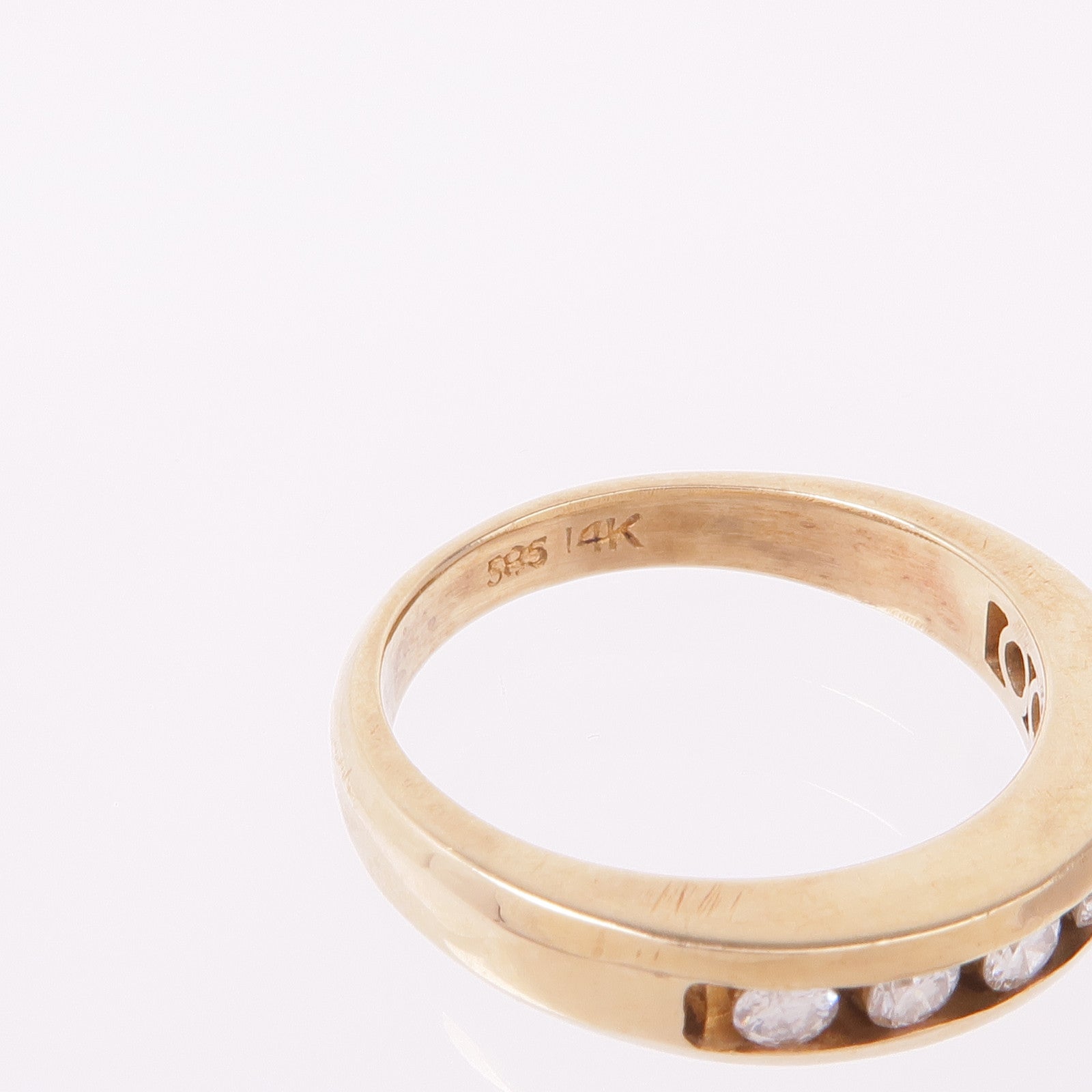 JEWELRY 【激減優惠】14K黃金Diamond Ring鑽石戒指US#6