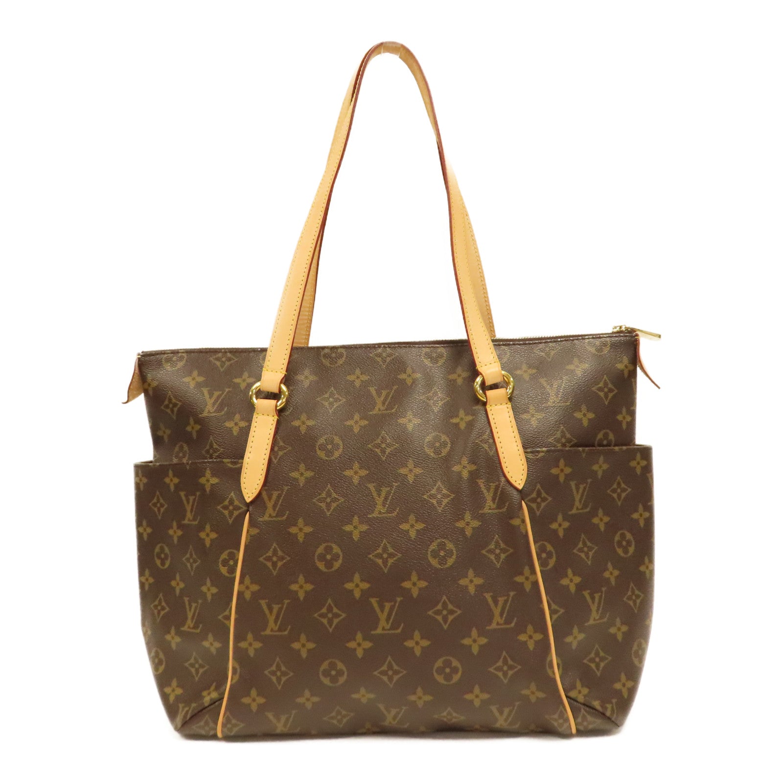 LOUIS VUITTON Monogram Totally MM金扣肩背袋啡色
