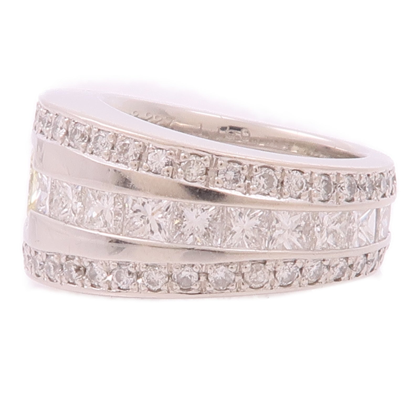 JEWELRY PT900鉑金Moissanite Ring戒指US#6.5