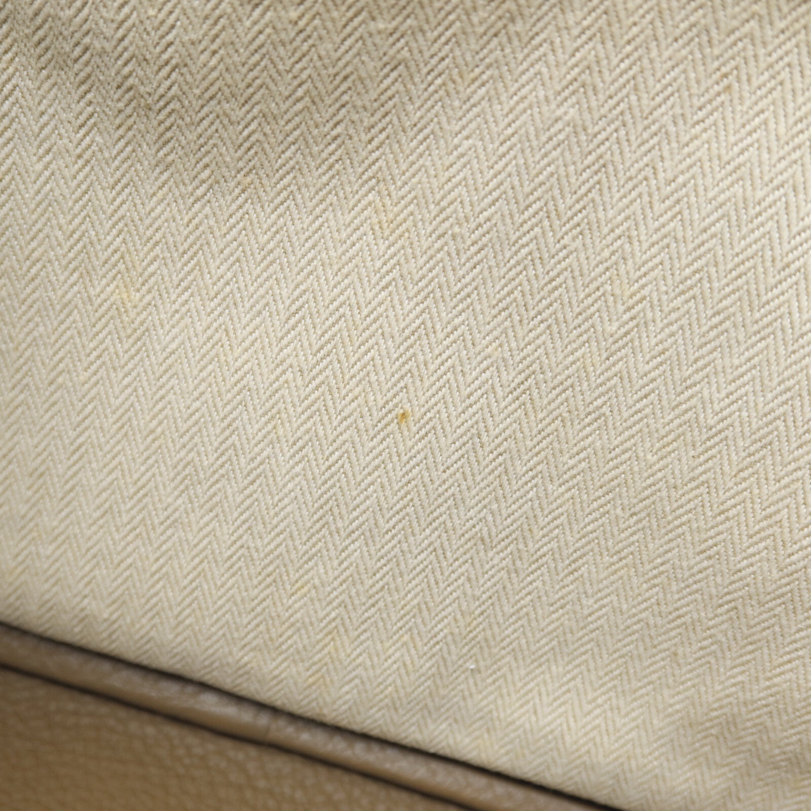 HERMES Clemence皮革Garden Party PM手挽袋Etoupe