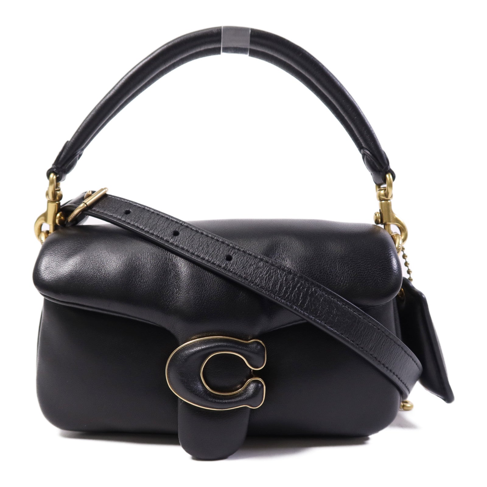 COACH 羊皮皮革Mini 2 Way Bag金扣手挽肩背兩用袋