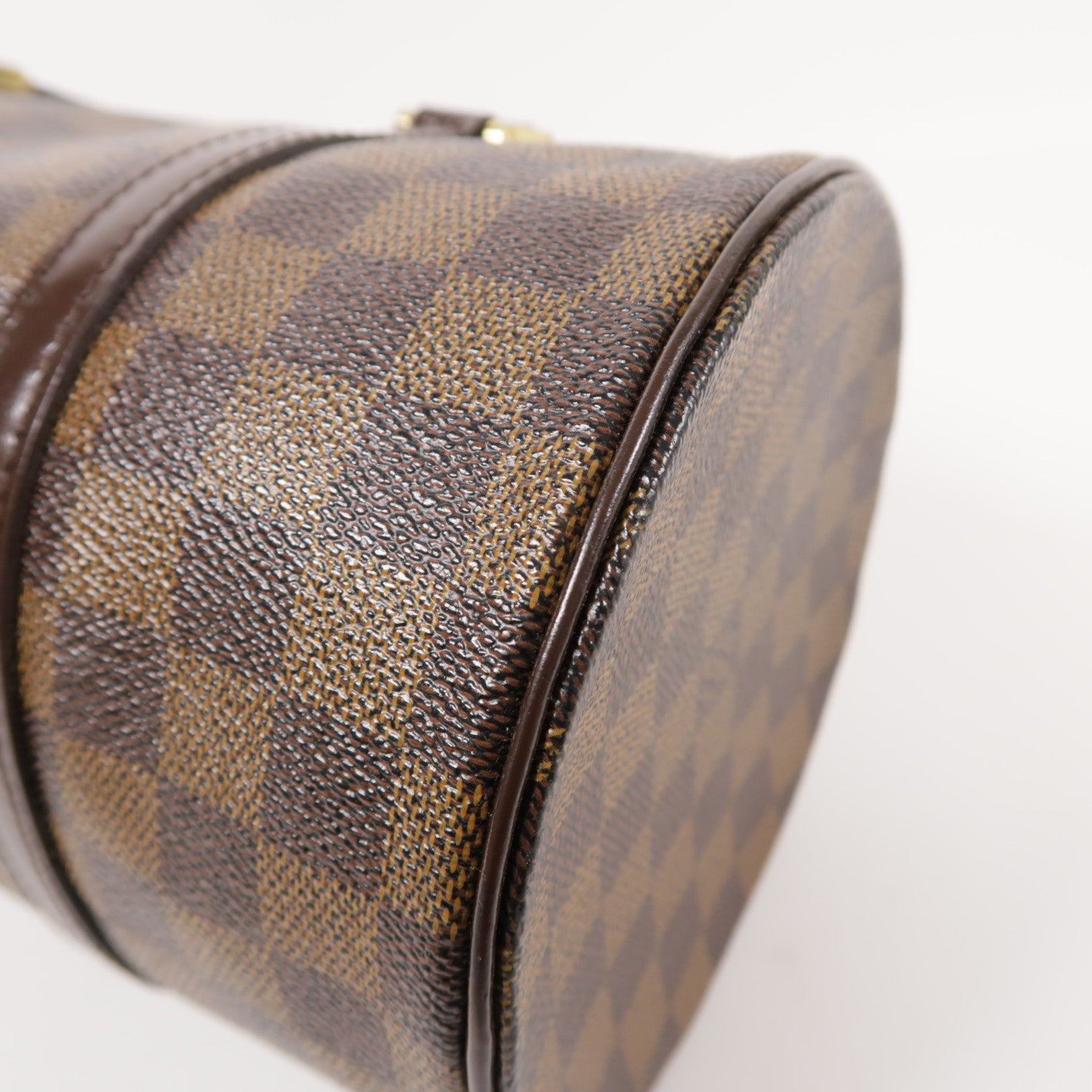 LOUIS VUITTON Damier Papillon GM金扣肩背袋