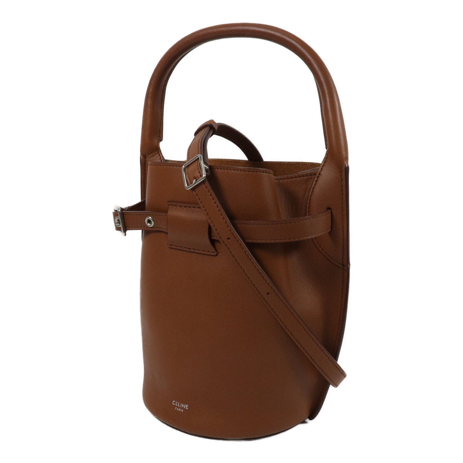CELINE 牛皮皮革Nano Bucket手挽肩背兩用袋