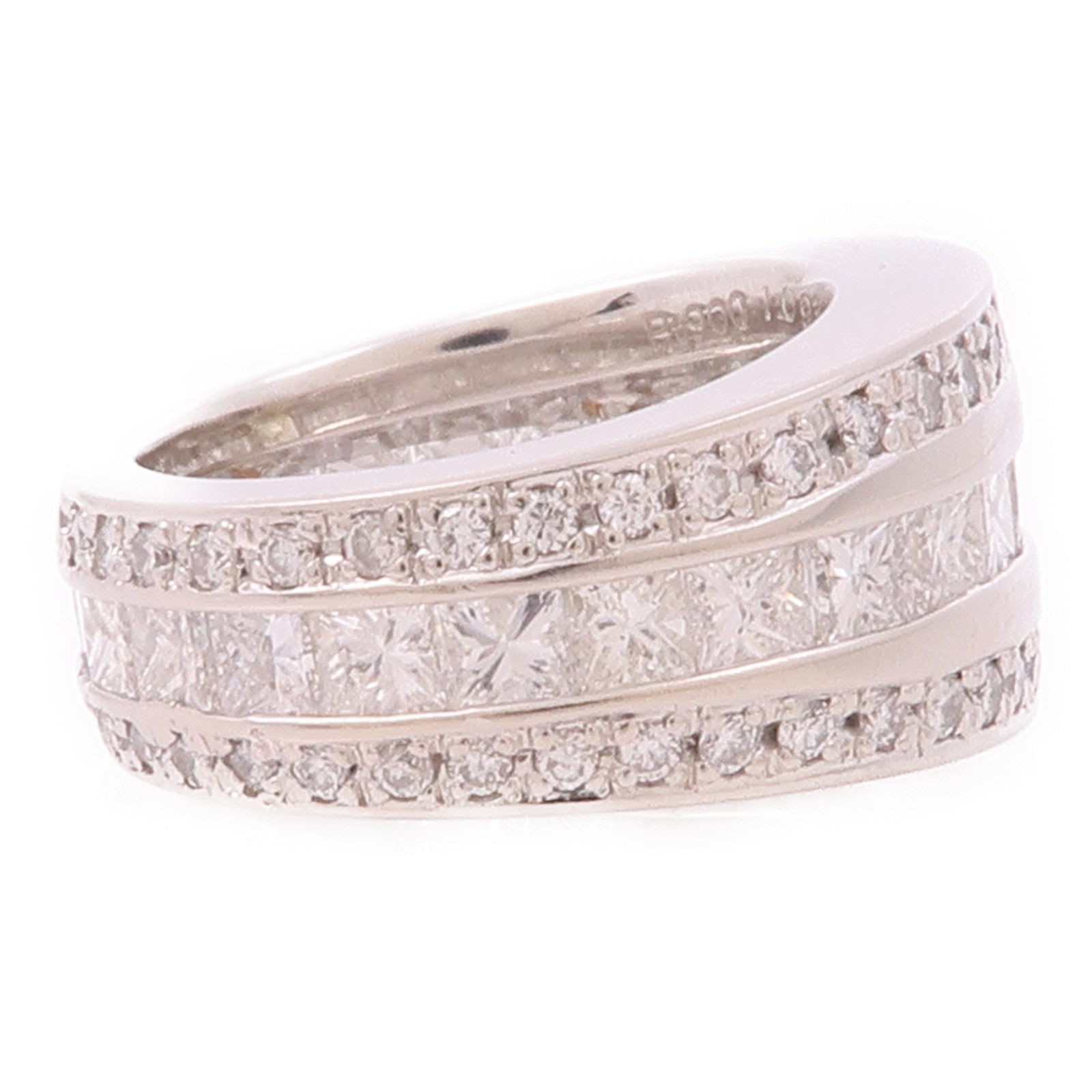 JEWELRY PT900鉑金Moissanite Ring戒指US#6.5