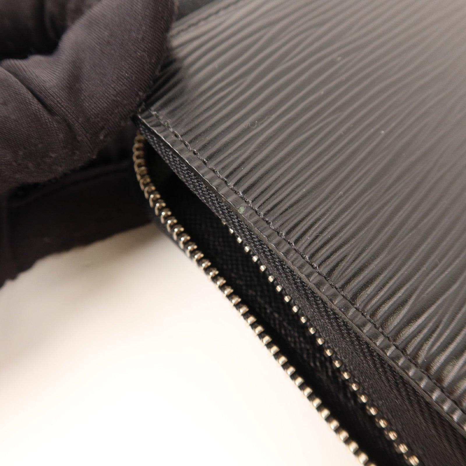 LOUIS VUITTON Epi Zipper Long Wallet銀扣長錢包