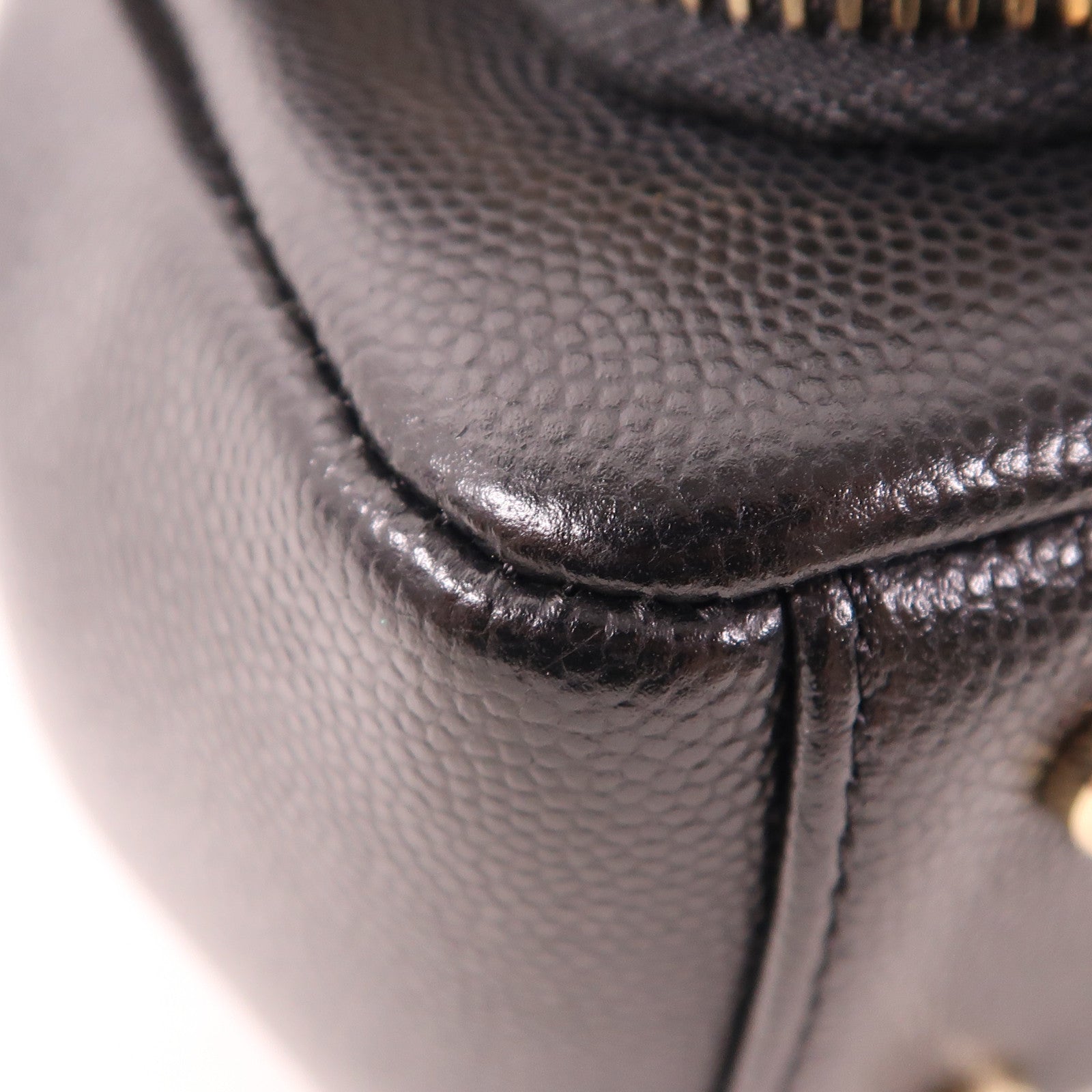 CHANEL CC GHW Business Affinity 2 Way Bag A93749 Calfskin Leather Black