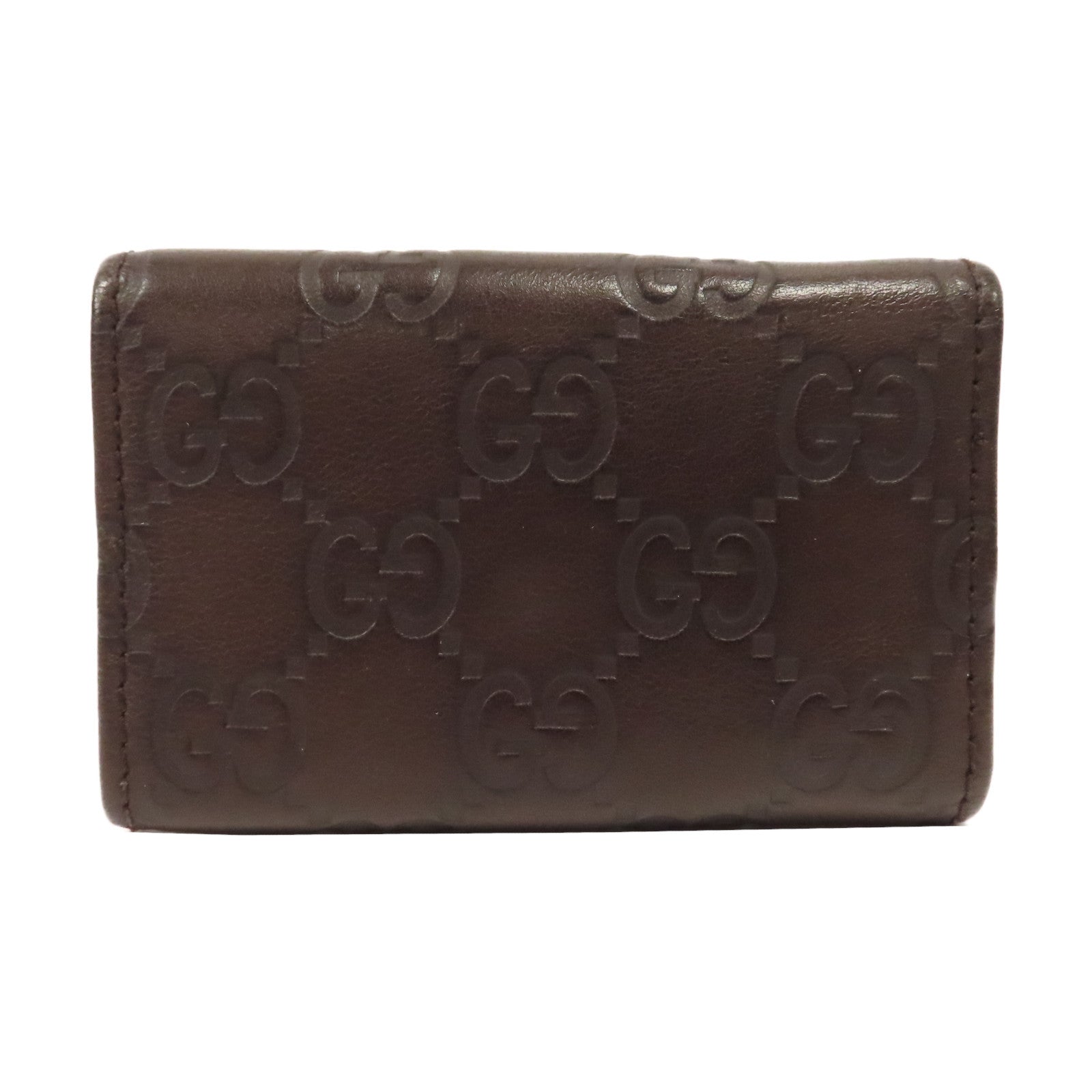 GUCCI 牛皮皮革Key Case鑰匙套啡色