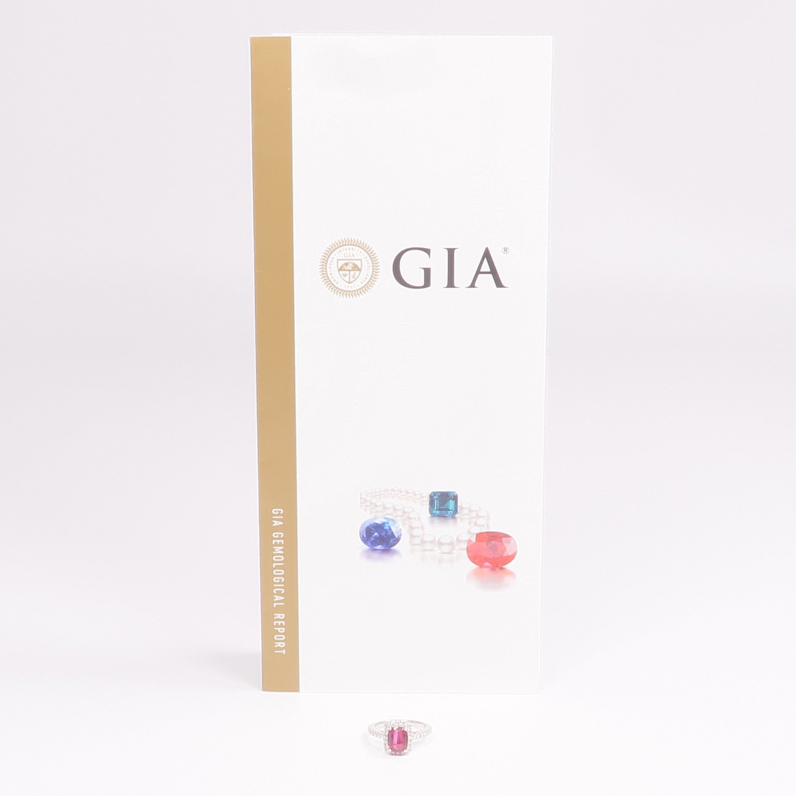 JEWELRY 【激減優惠】PT950鉑金Ruby Diamond Ring紅寶石/鑽石戒指US#5.75