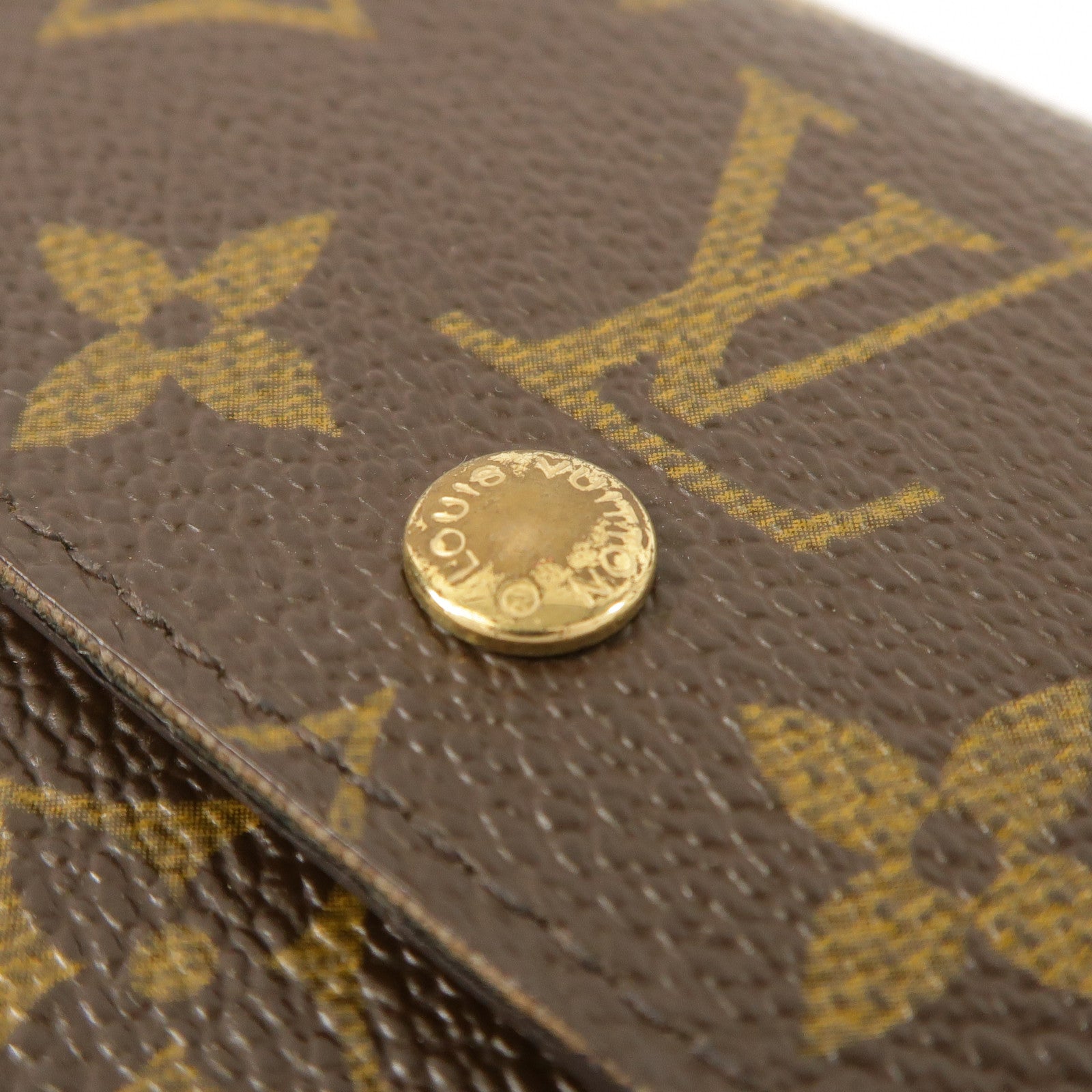 LOUIS VUITTON Monogram Wallet金扣錢包
