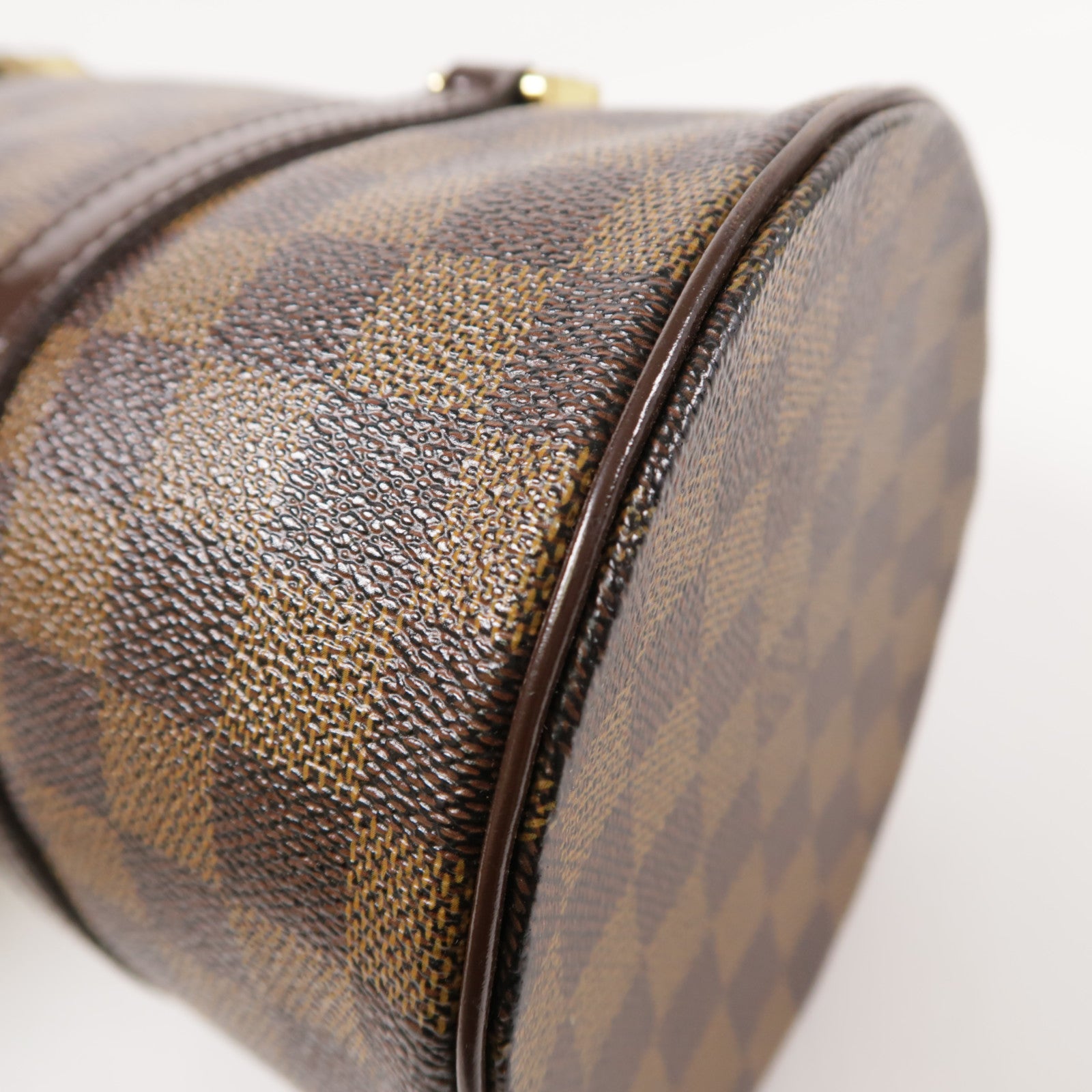 LOUIS VUITTON Damier Papillon GM金扣肩背袋