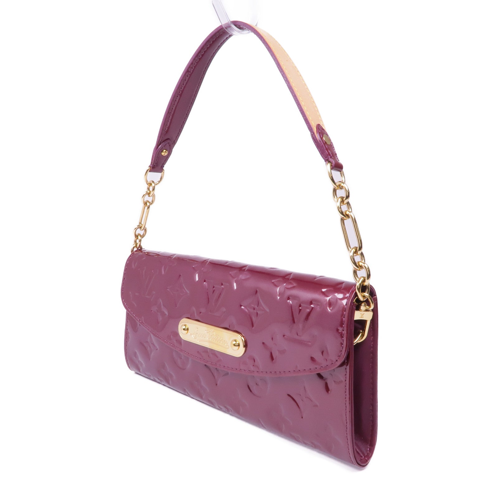 LOUIS VUITTON Vernis Sunset Bouldevard金扣肩背袋
