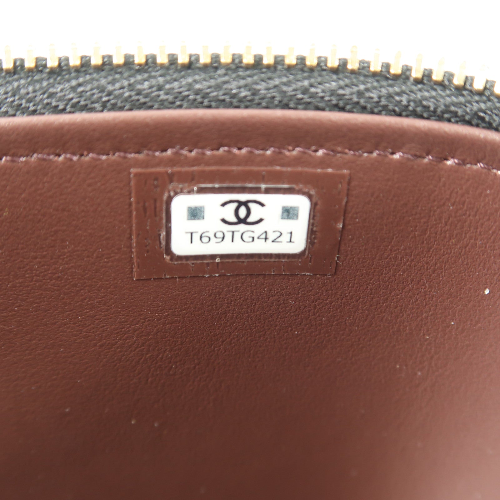 CHANEL 牛皮皮革Vanity Case金扣鏈帶肩背袋黑色