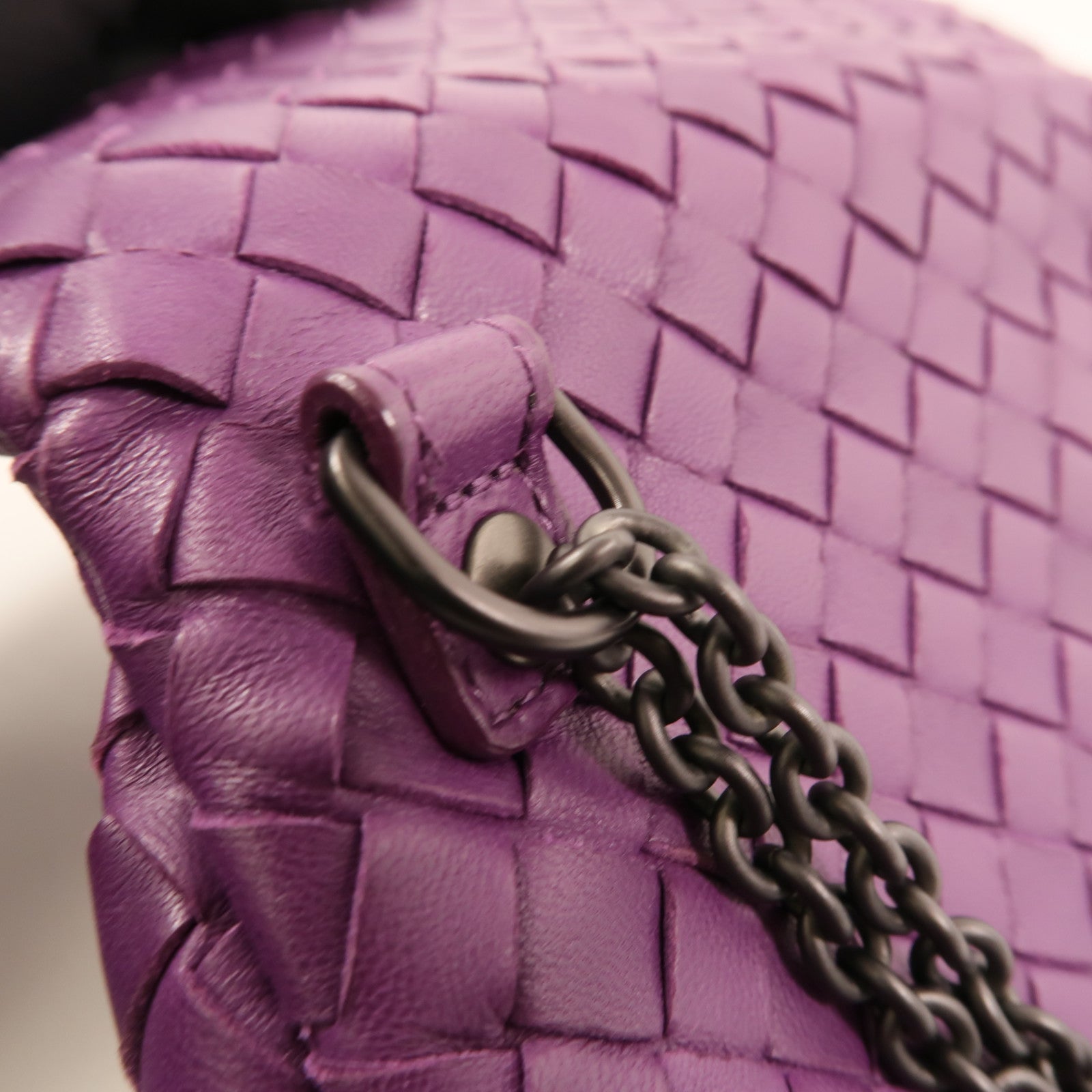 BOTTEGA VENETA 牛皮皮革Shoulder Bag鏈帶肩背袋