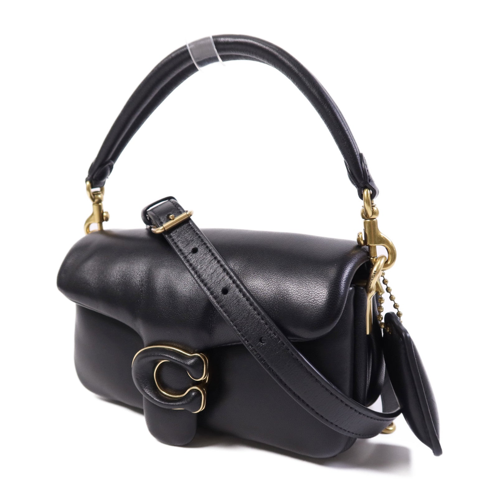 COACH 羊皮皮革Mini 2 Way Bag金扣手挽肩背兩用袋