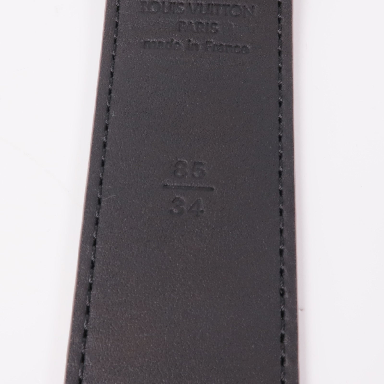 LOUIS VUITTON Damier Belt金扣皮帶