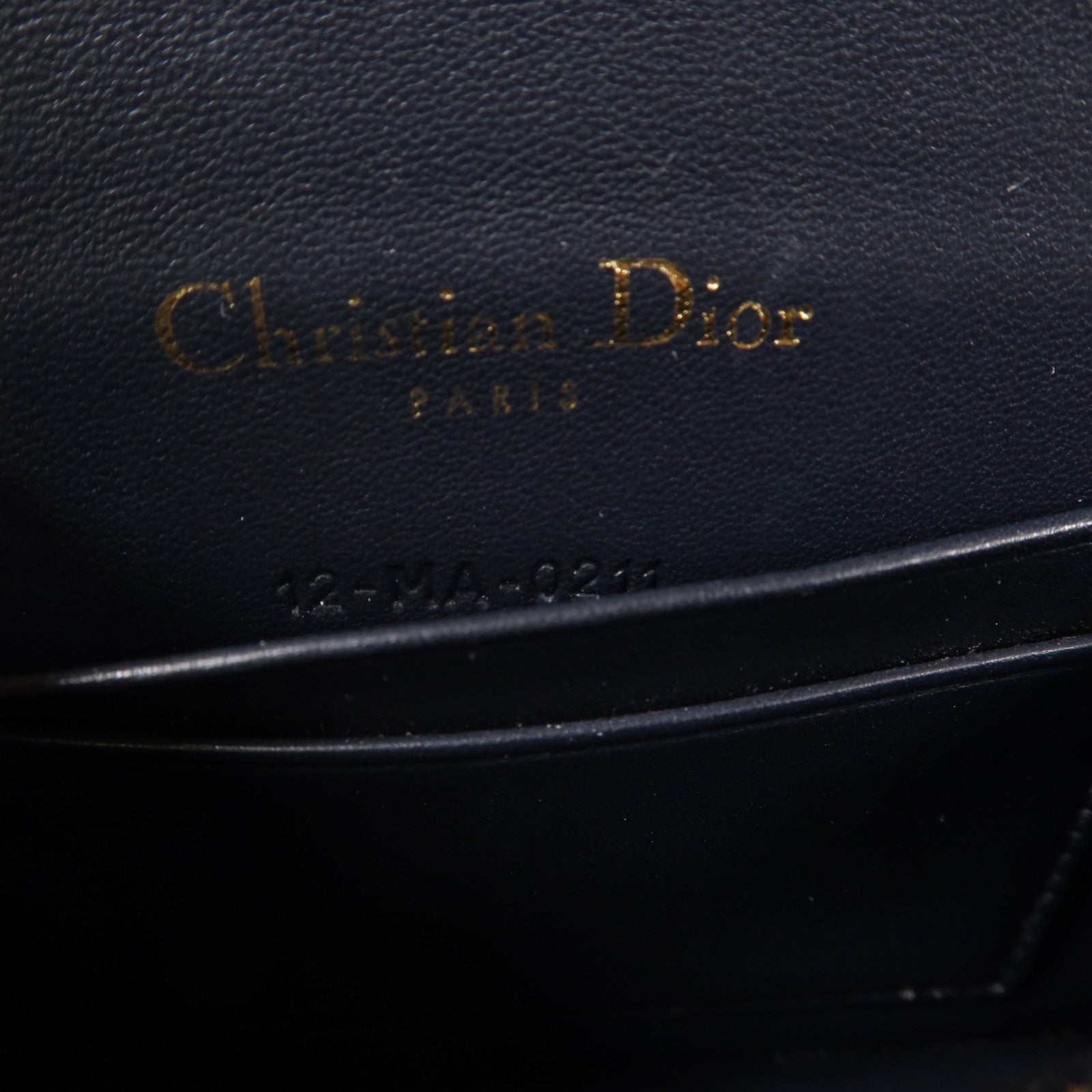 Dior 帆布Saddle Bumbag金扣肩背袋深藍色