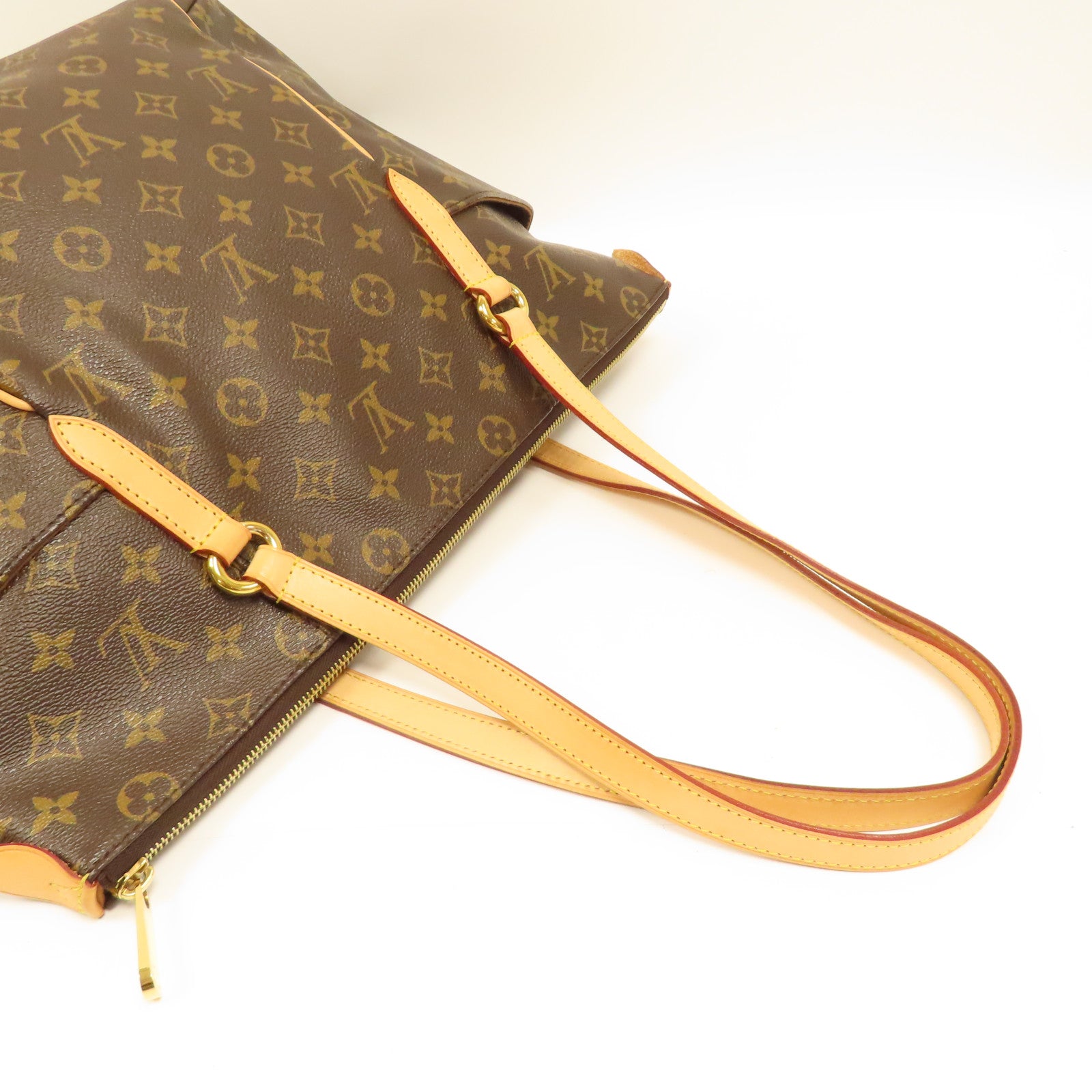 LOUIS VUITTON Monogram Totally MM金扣肩背袋啡色