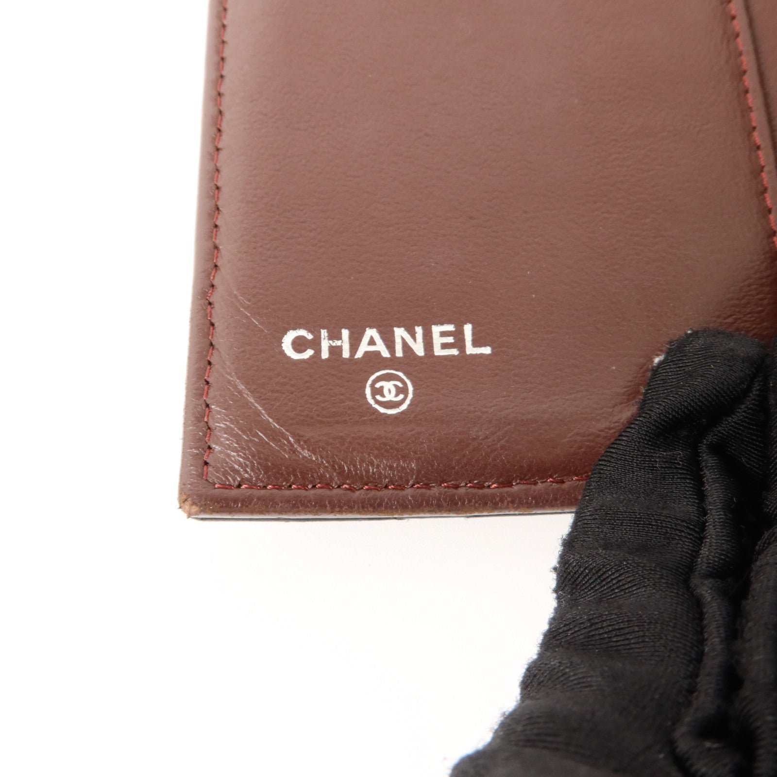 CHANEL 羊皮皮革Classic Long Flap Wallet銀扣長錢包