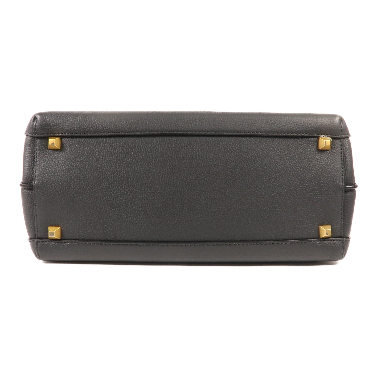 MCM 牛皮皮革Shoulder Bag金扣手挽肩背兩用袋