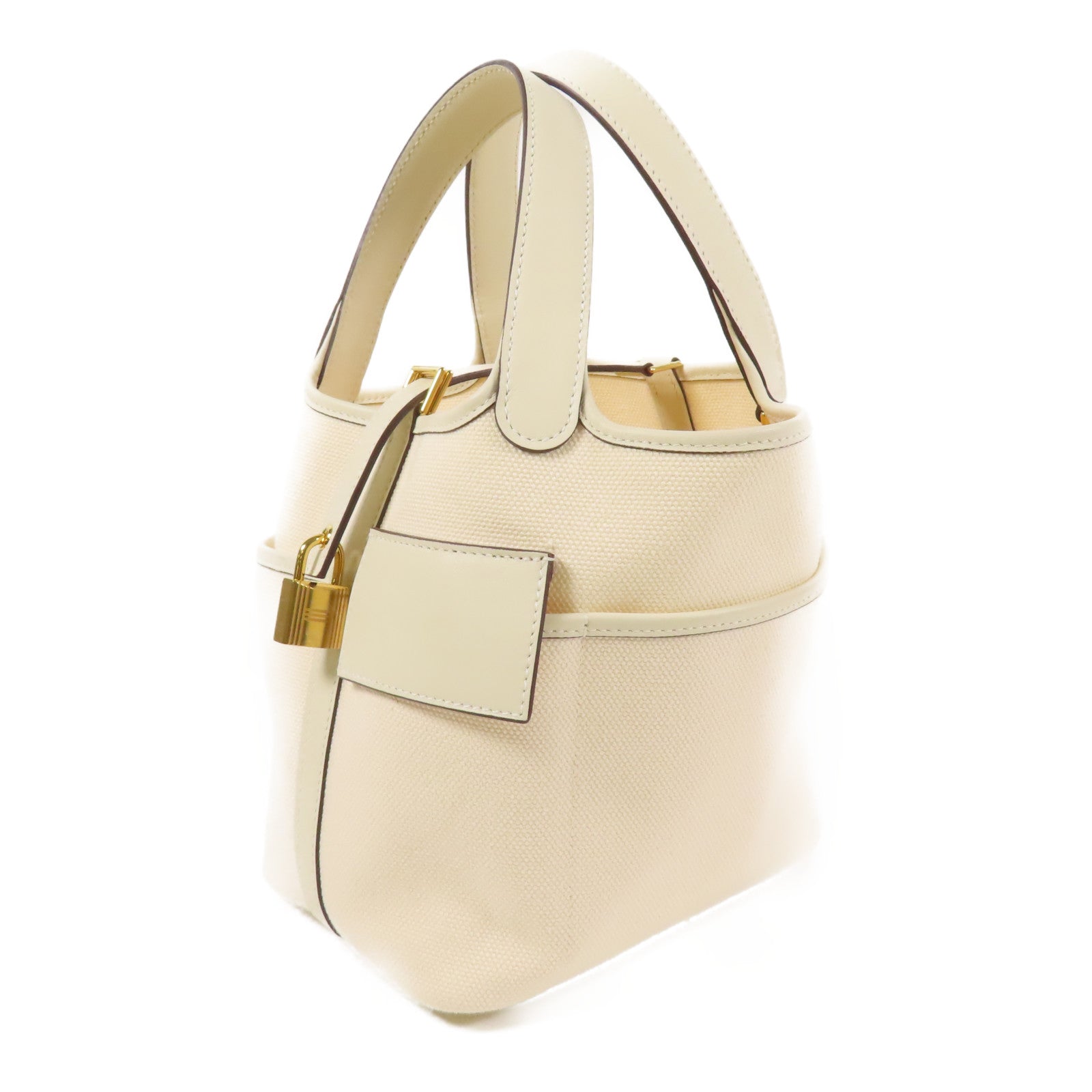 HERMES Toile Goeland Picotin Lock PM金扣手挽袋Nata