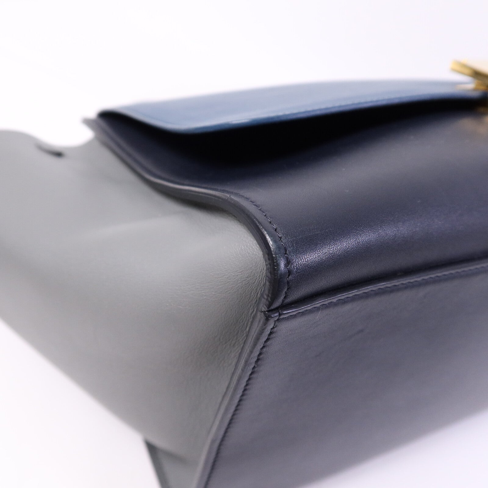 CELINE 牛皮皮革Trapeze金扣手挽肩背兩用袋