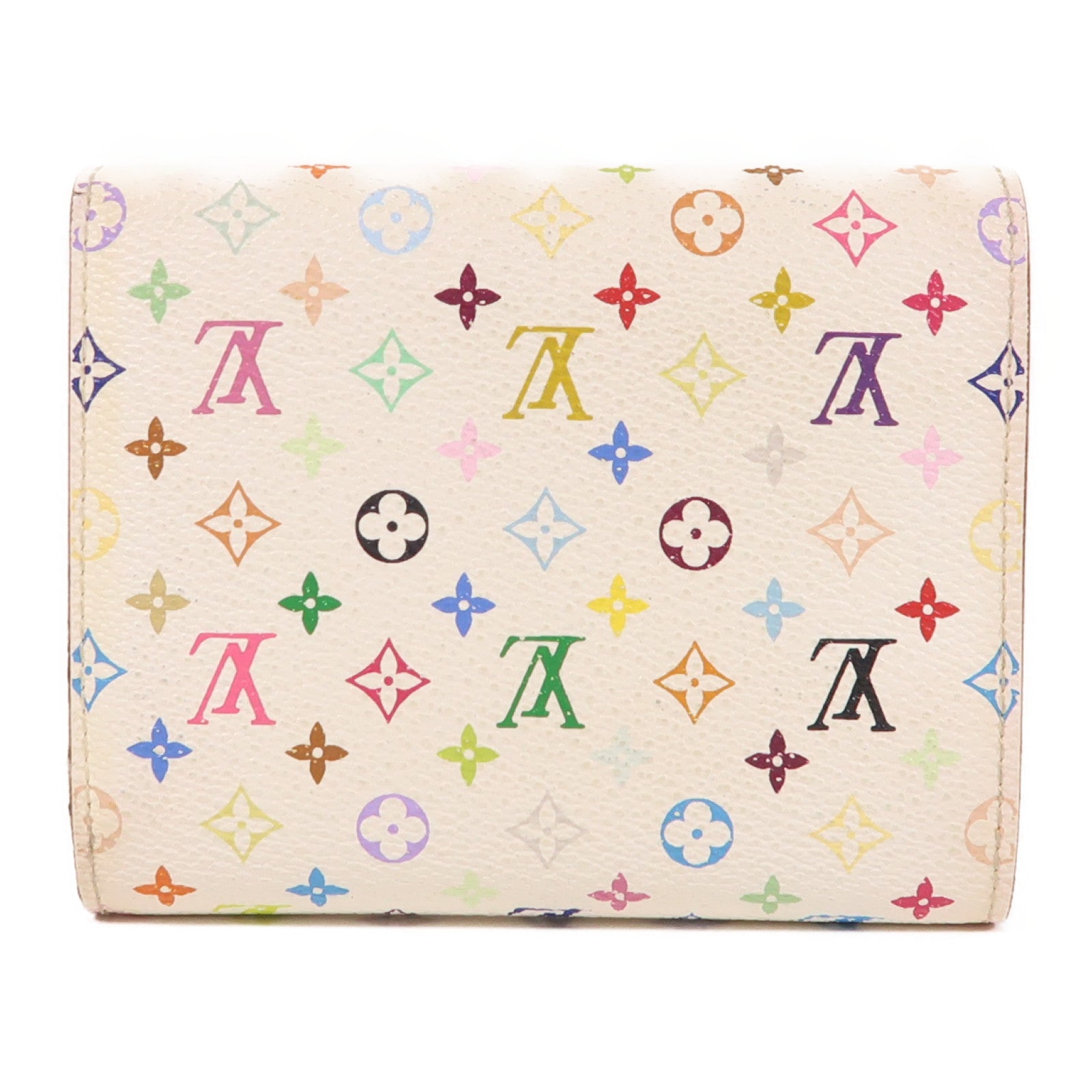 LOUIS VUITTON Monogram Multicolore Portefeuille Koala Wallet金扣錢包白色