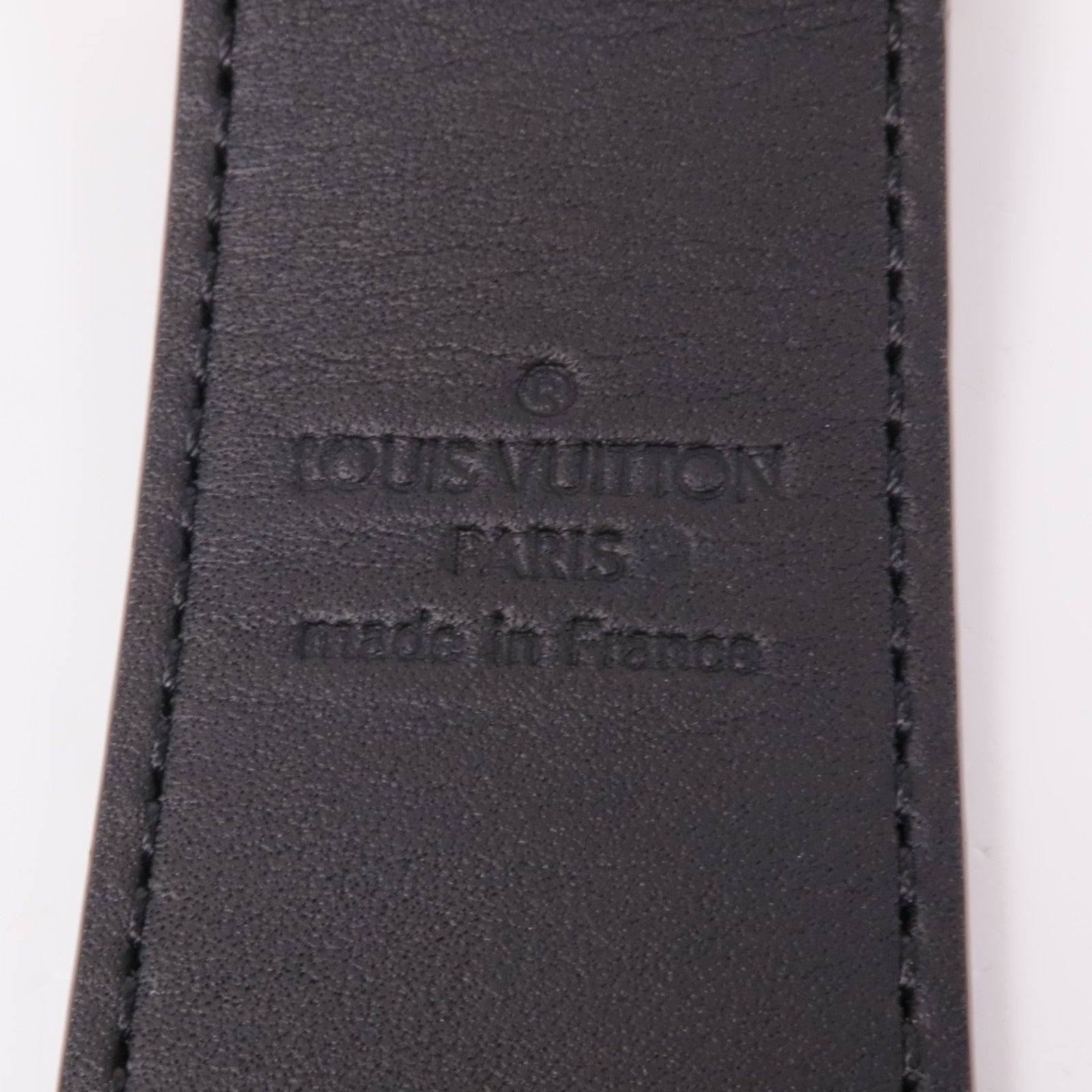 LOUIS VUITTON Damier Belt金扣皮帶