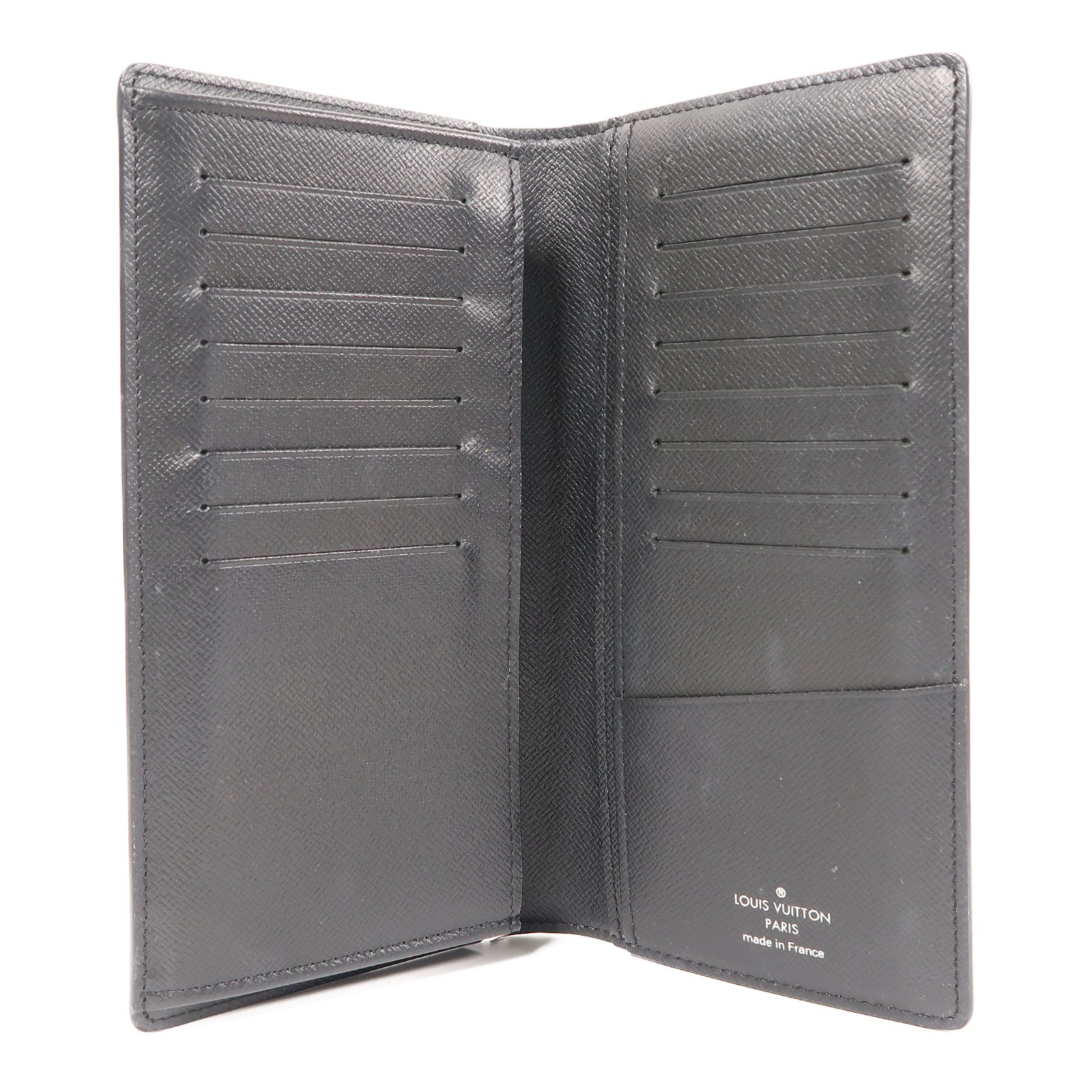 LOUIS VUITTON Monogram Eclipse Brazza Wallet銀扣長錢包黑色