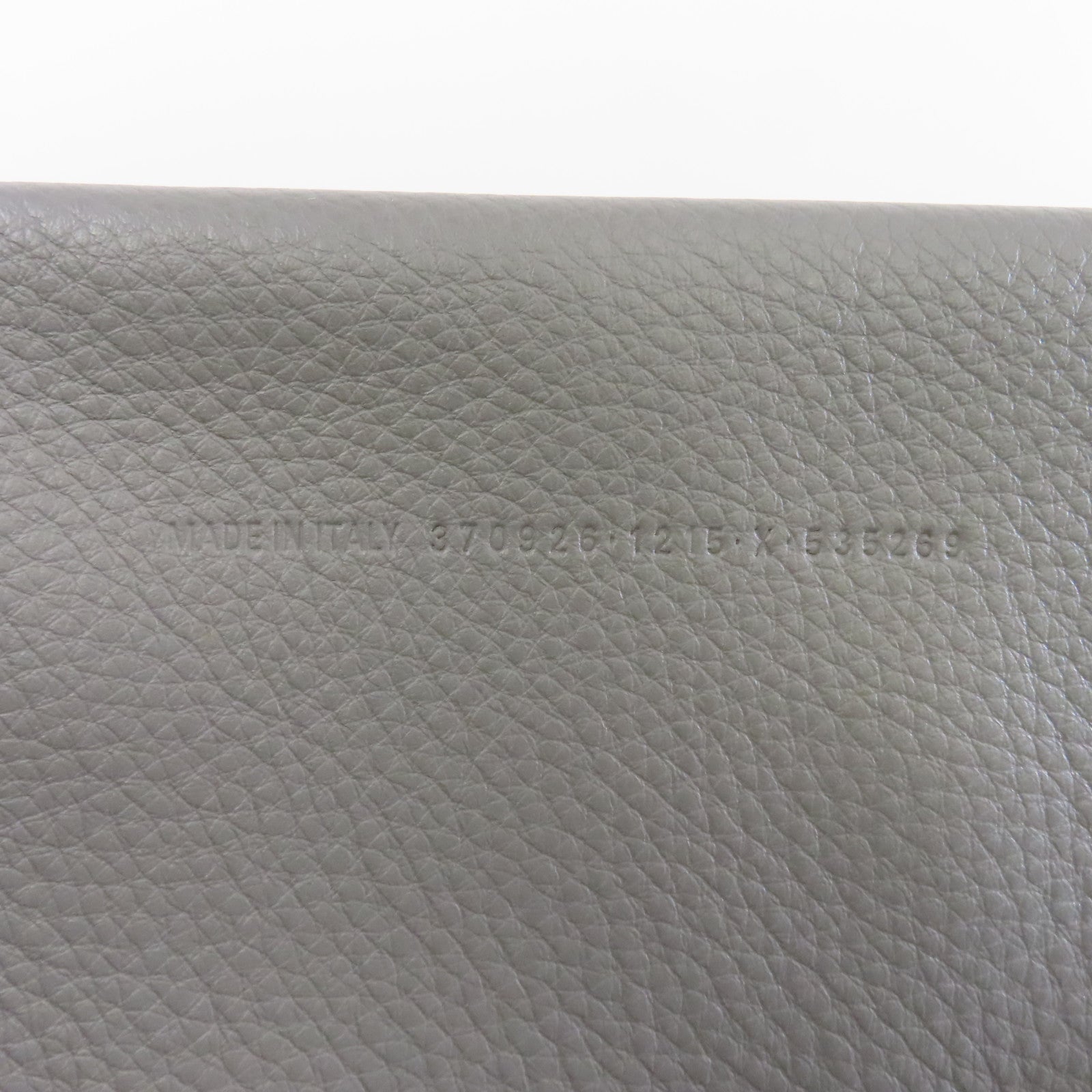 BALENCIAGA 羊皮皮革2way Shoulder Bag銀扣手挽肩背兩用袋灰色