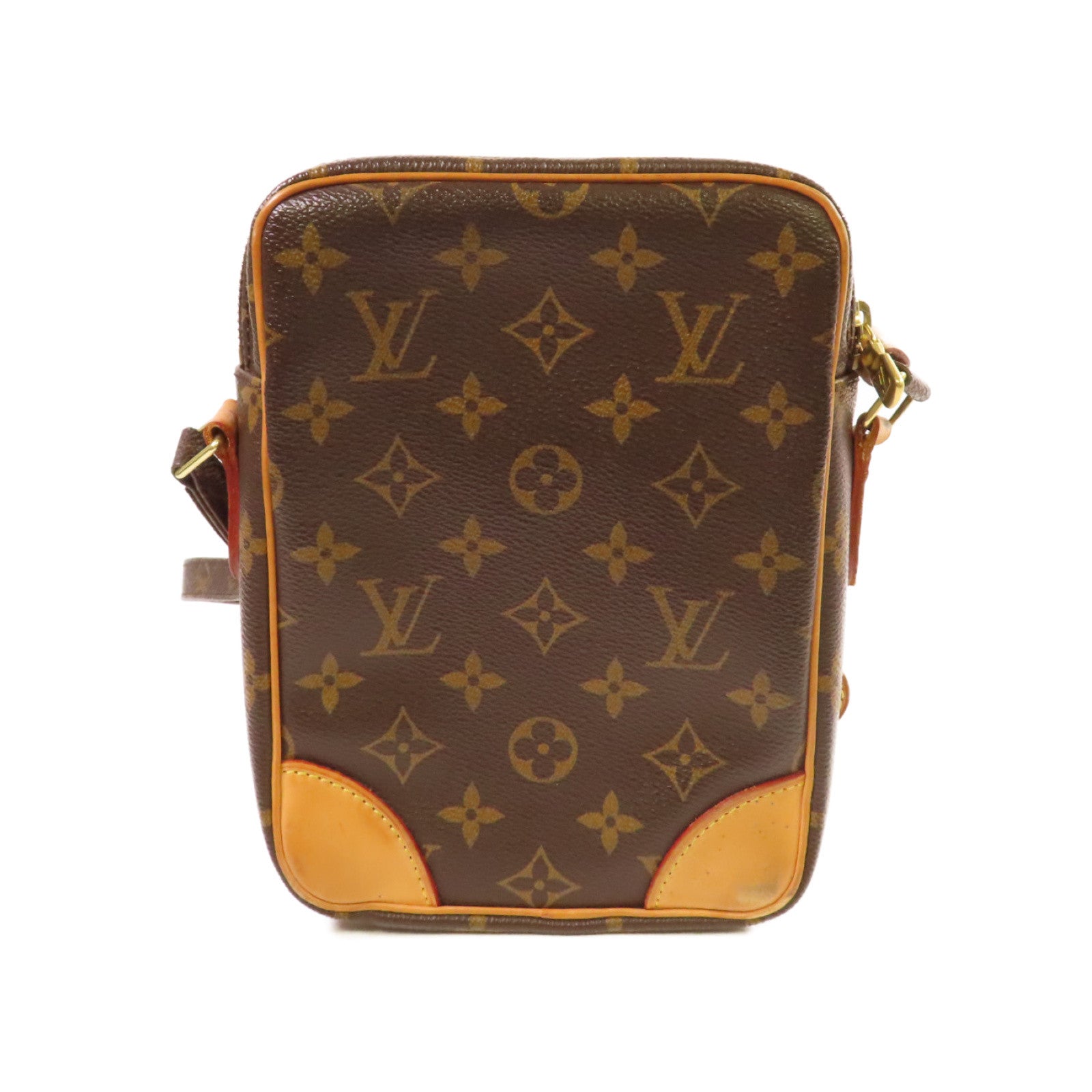 LOUIS VUITTON Monogram Amazon Shoulder Bag金扣肩背袋啡色