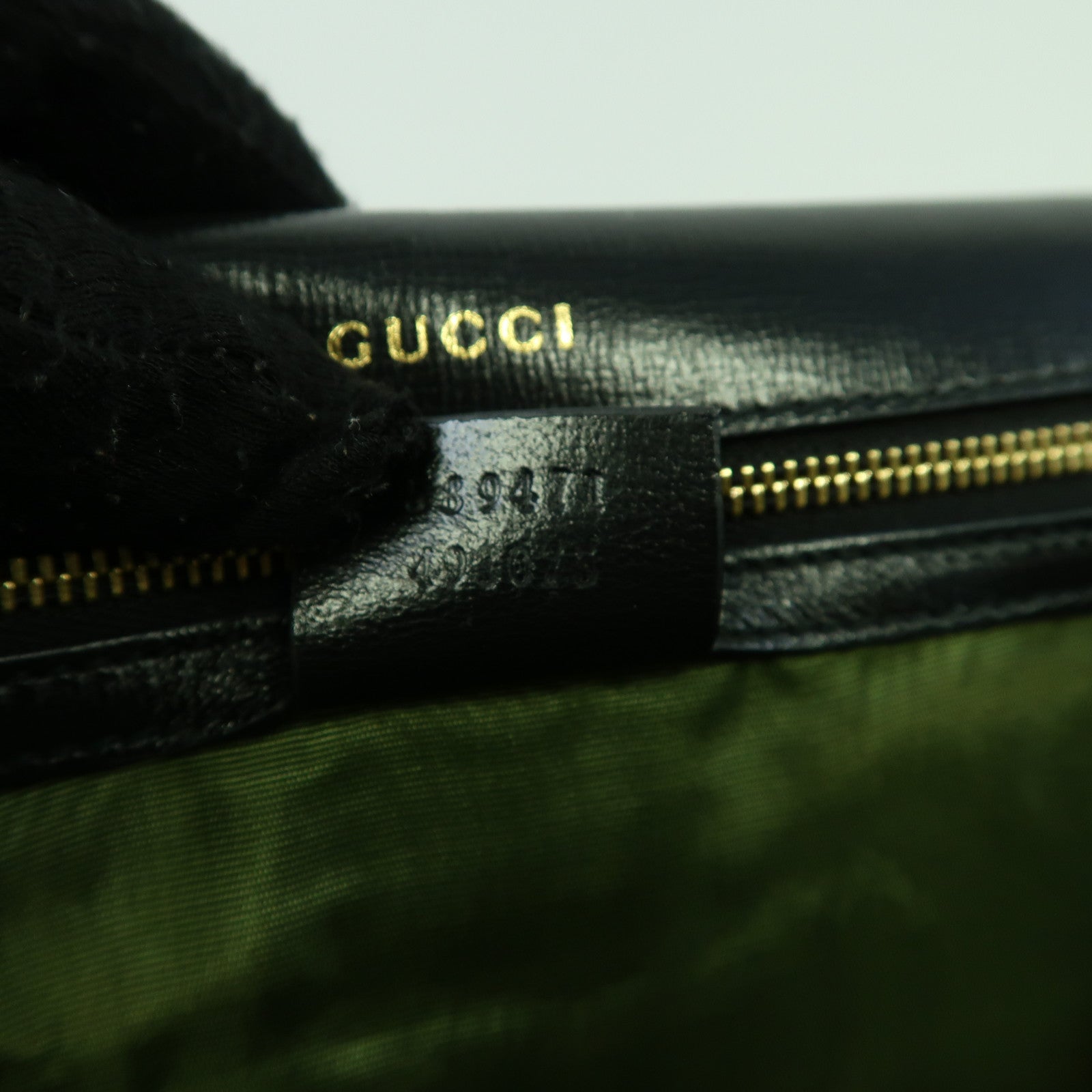 GUCCI 【激減優惠】牛皮皮革Shoulder Bag金扣肩背袋黑色