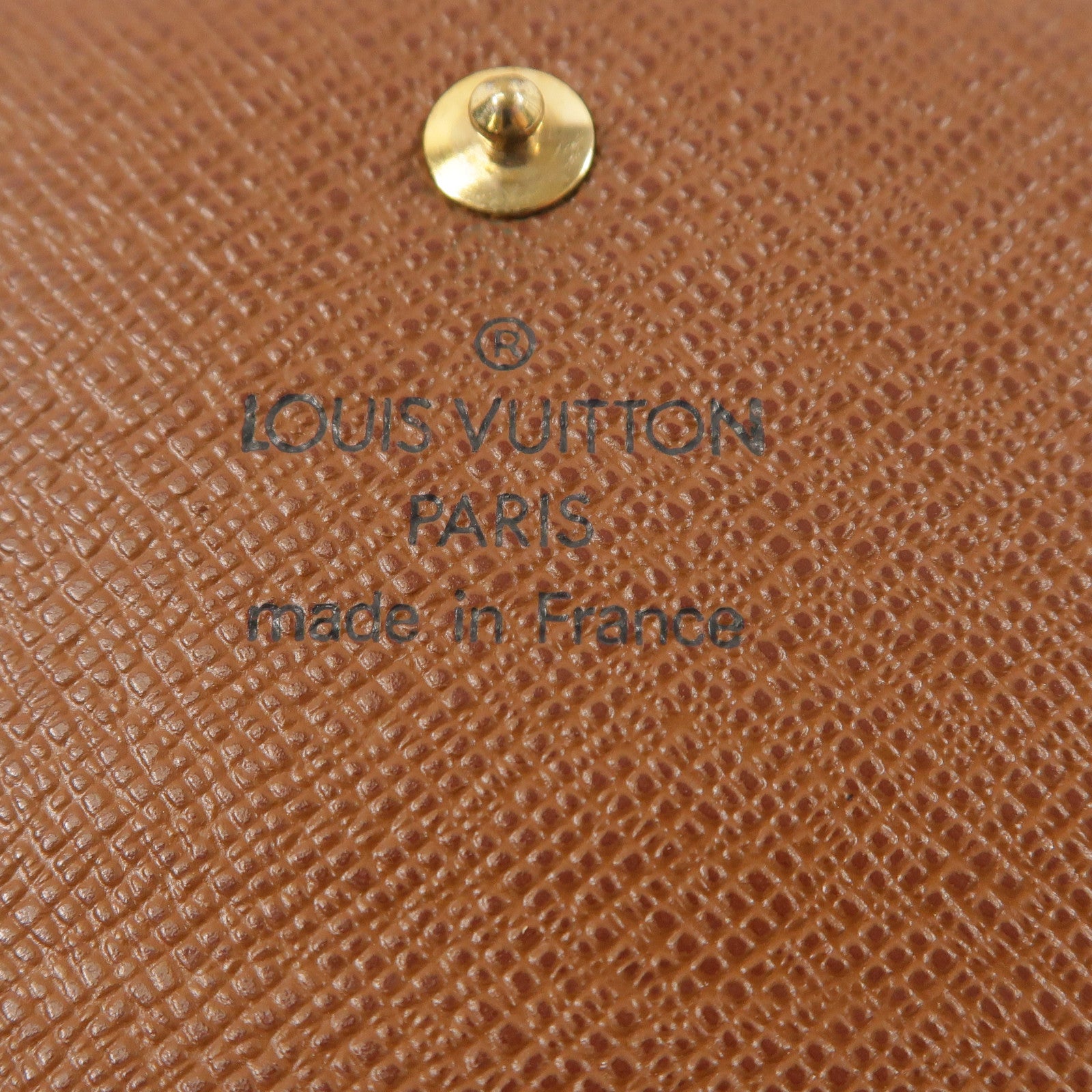 LOUIS VUITTON Monogram Wallet金扣錢包