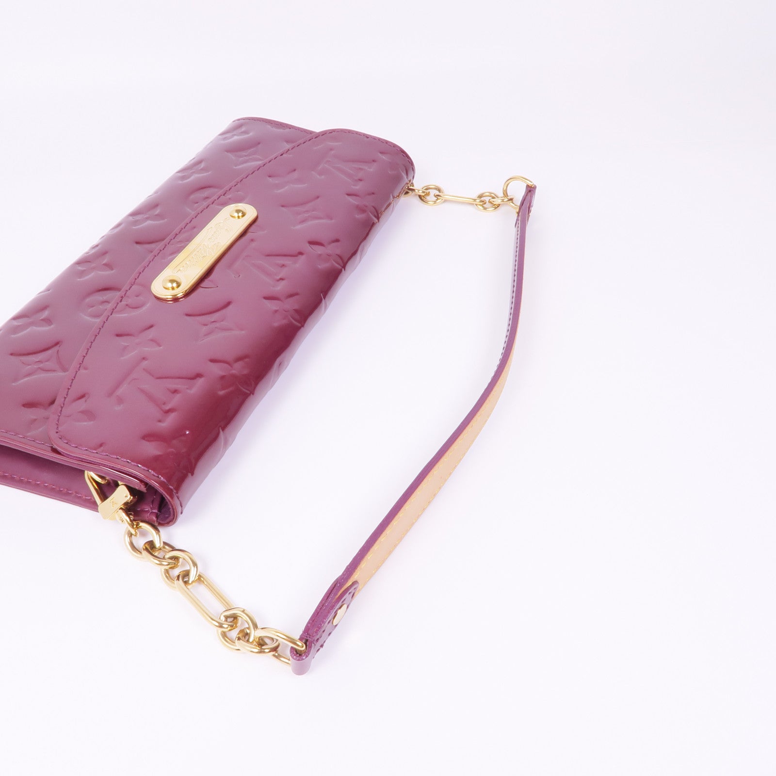 LOUIS VUITTON Vernis Sunset Bouldevard金扣肩背袋