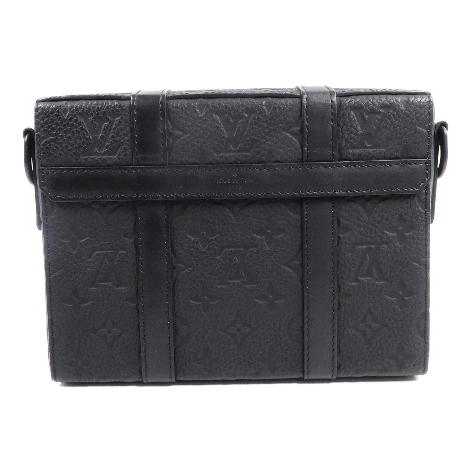 LOUIS VUITTON Monogram Taurillon Trunk Messenger Bag肩背袋