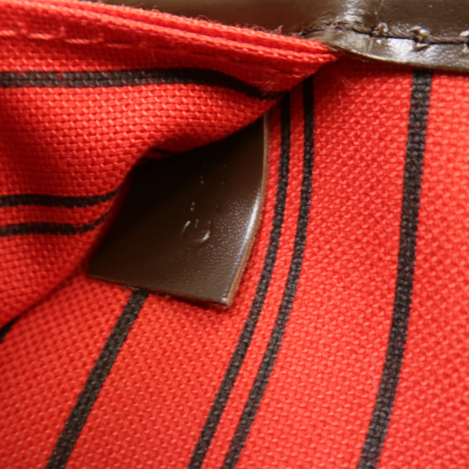 LOUIS VUITTON Damier Neverfull MM金扣肩背袋啡色