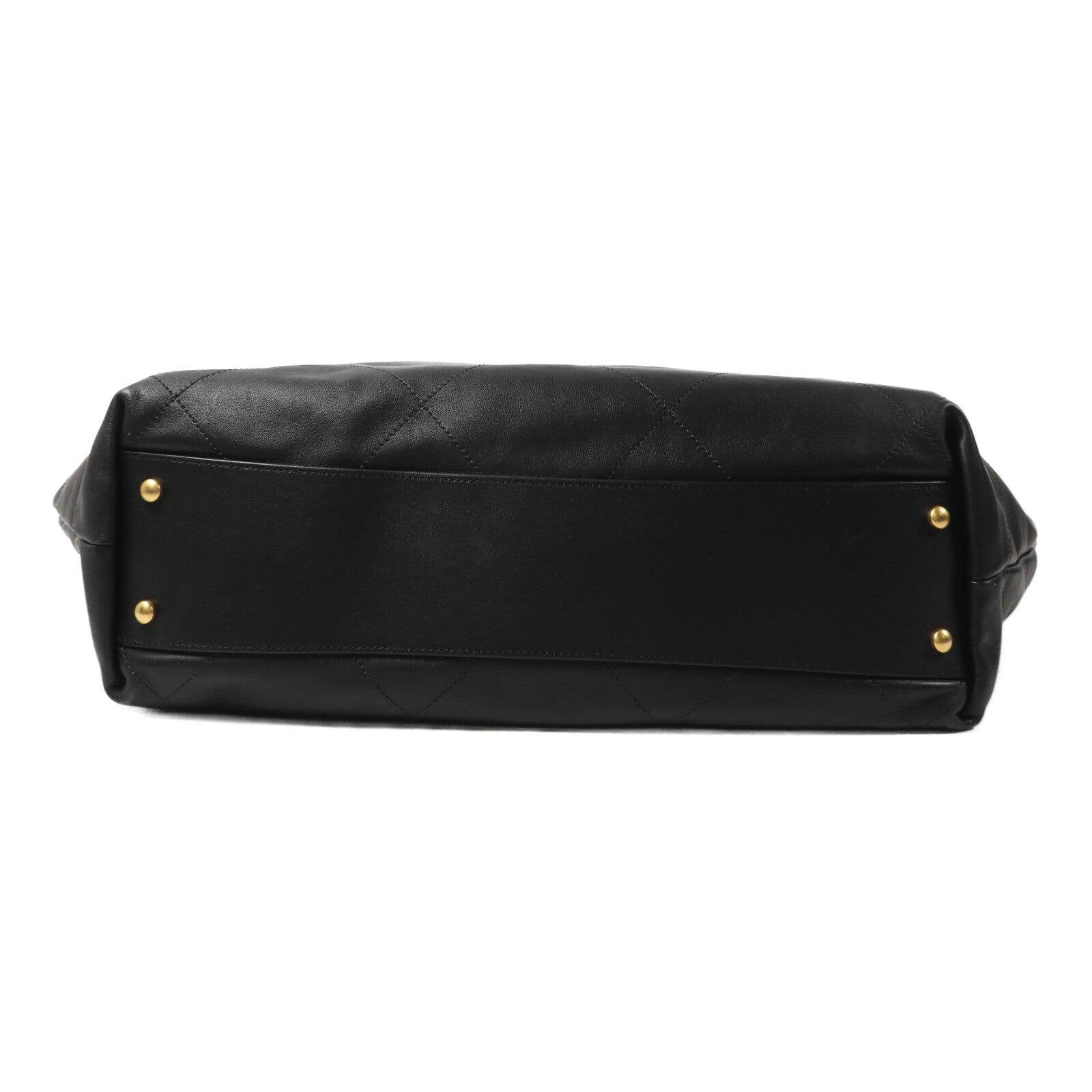 CHANEL 羊皮皮革25S Maxi Tote鏈帶手挽袋